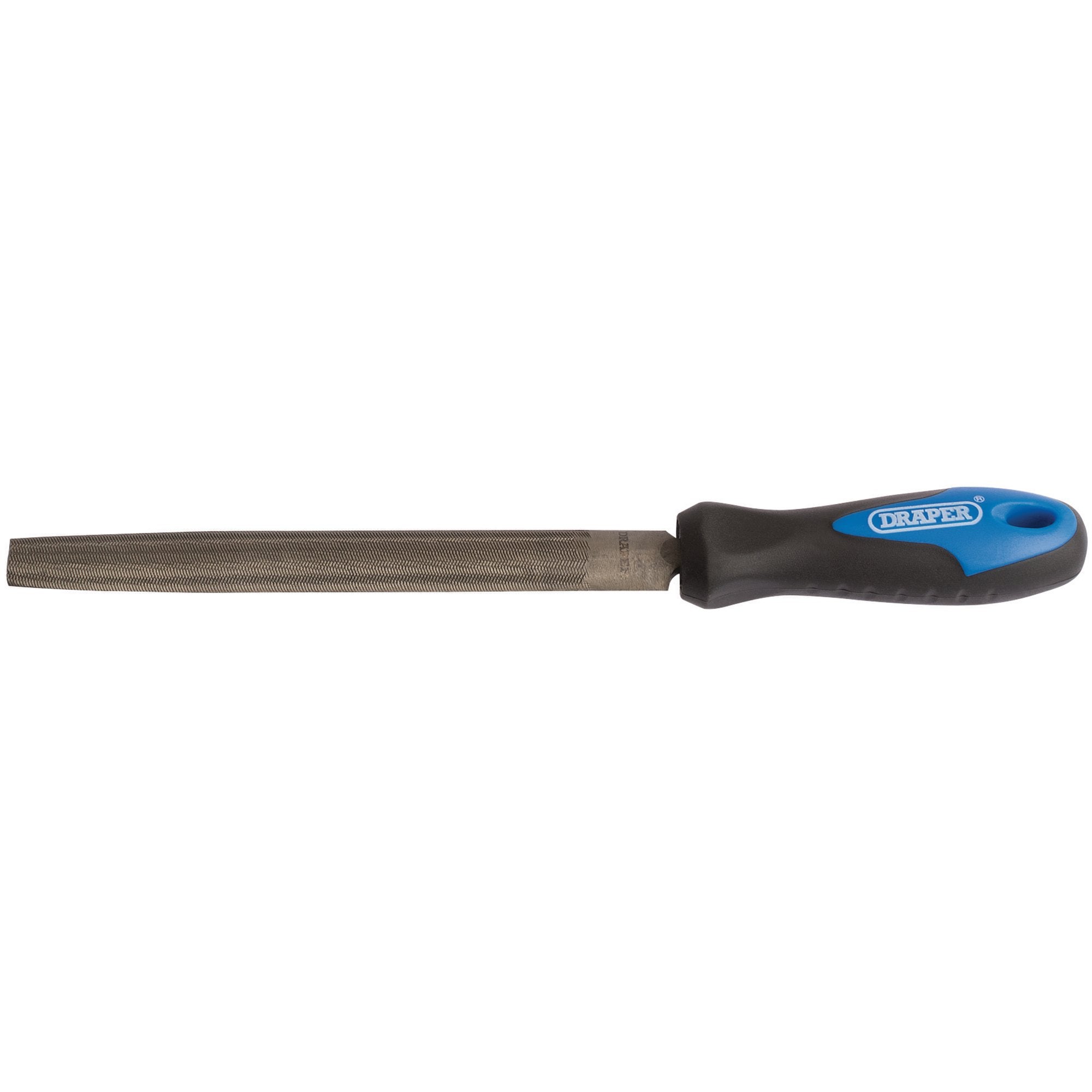 Soft-Grip-Engineers-Half-Round-File-and-Handle,-150mm