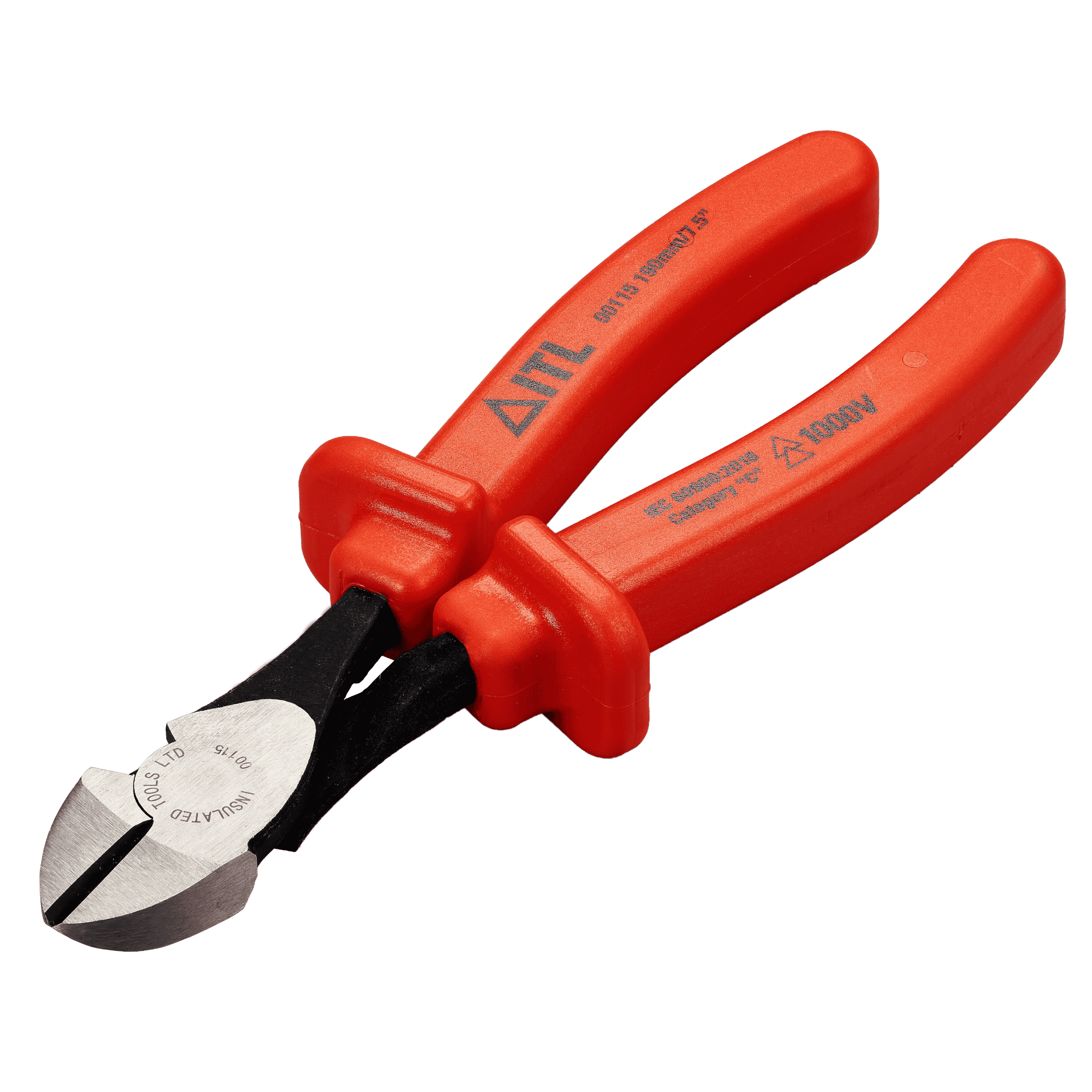 1,000v Insulated 7.5"/190mm High Leverage Diagonal Cutting Pliers