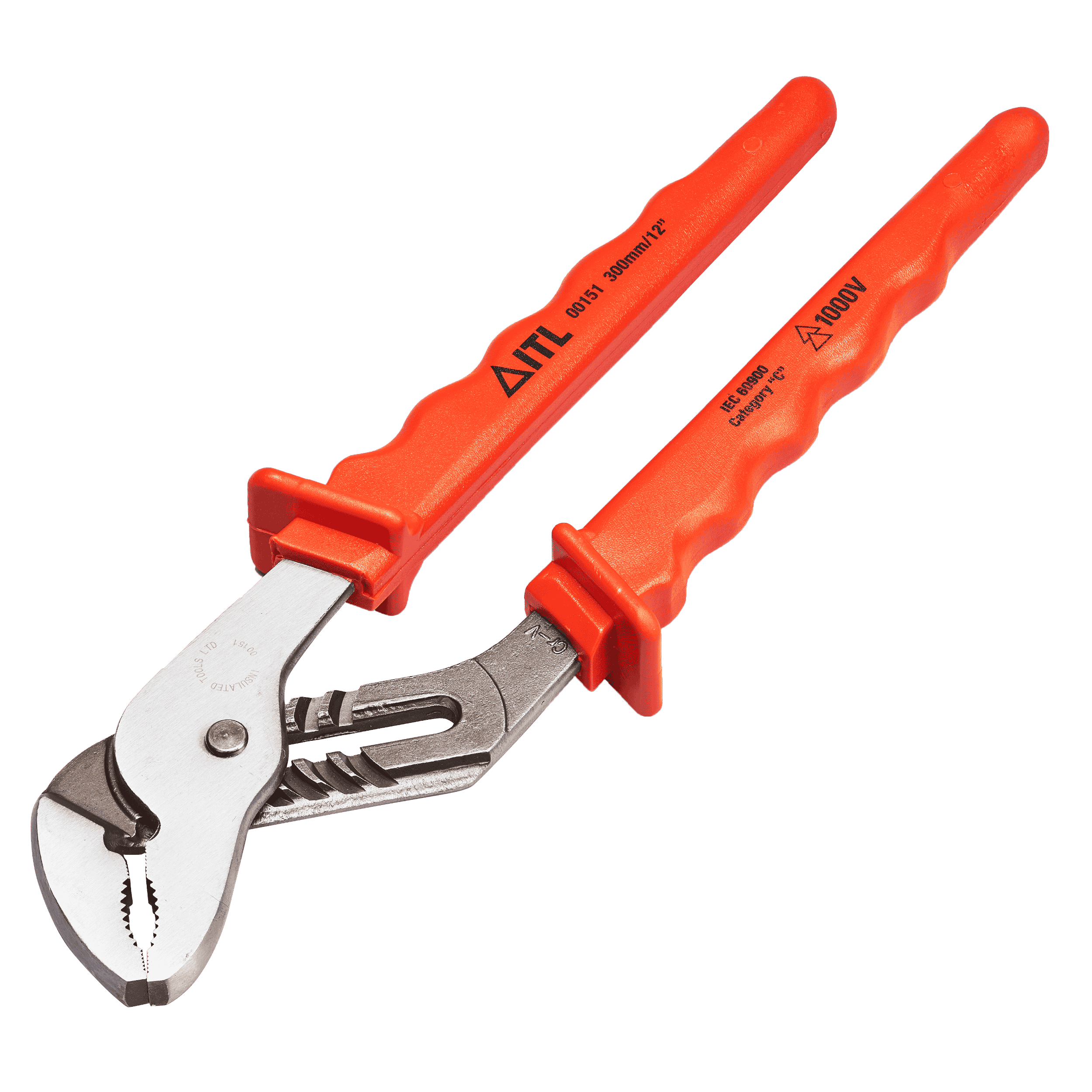 1,000v Insulated 12"/305mm Groove Joint Pliers
