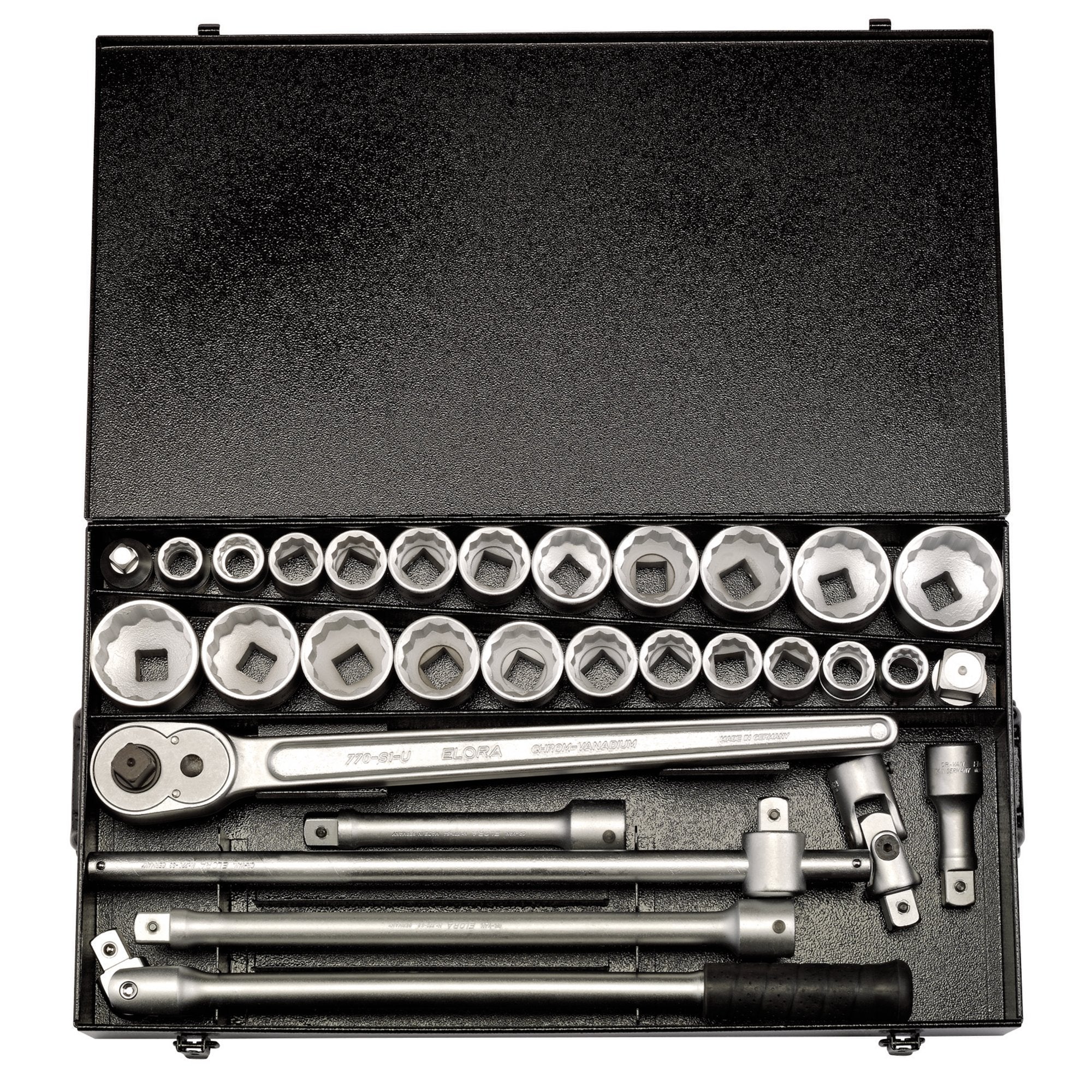 Metric-and-Imperial-Socket-Set,-3/4"-Sq.-Dr.-(31-Piece)