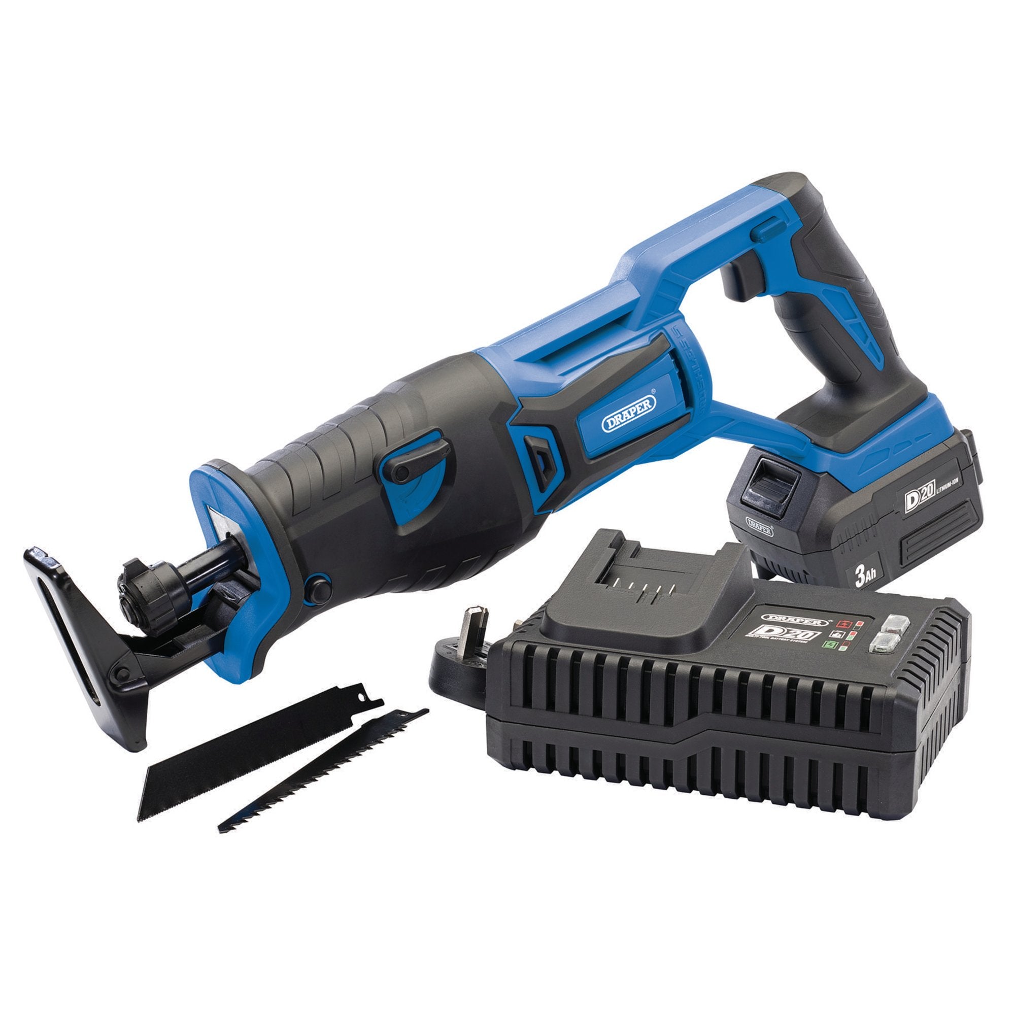D20-20V-Brushless-Reciprocating-Saw,-1-x-3.0Ah-Battery,-1-x-Fast-Charger