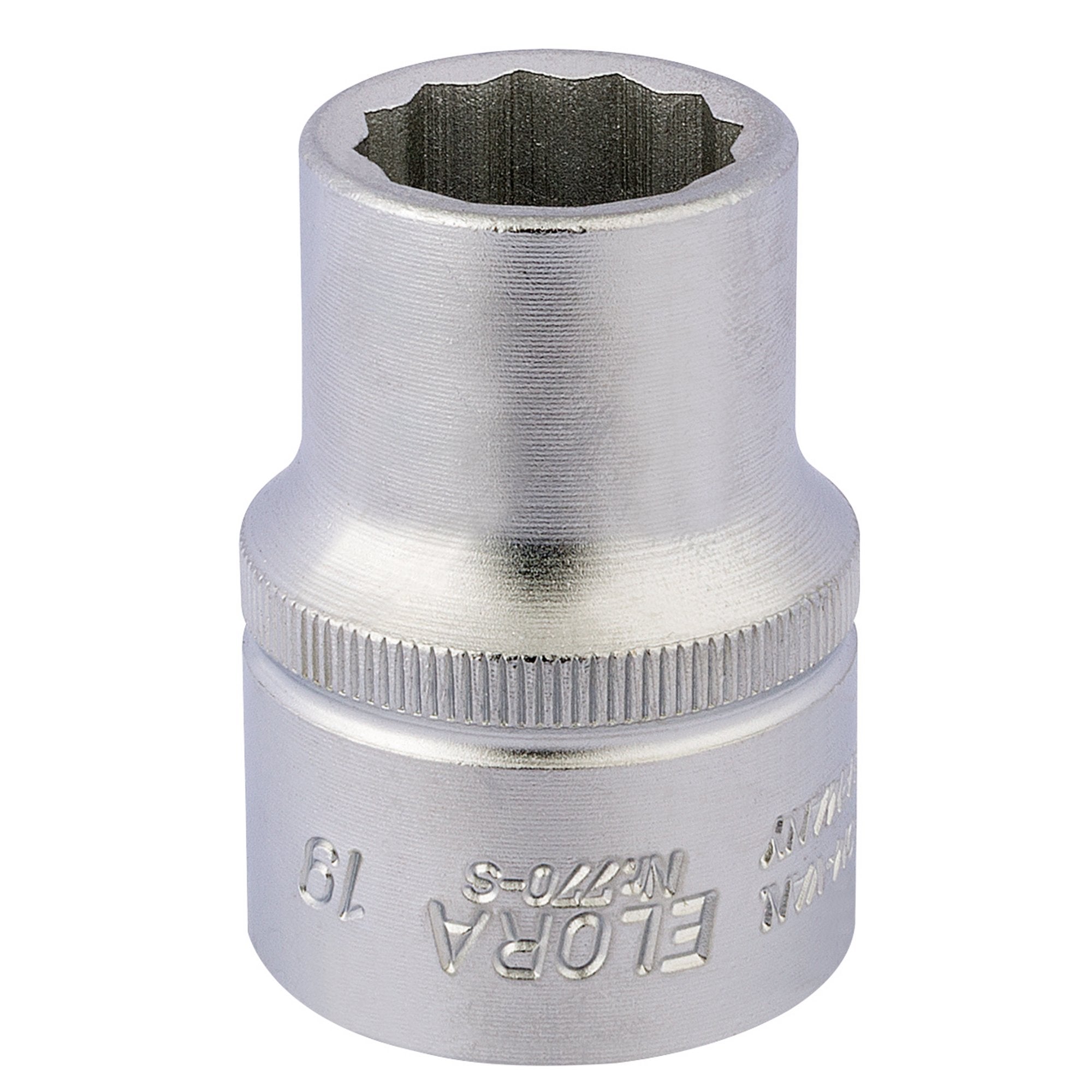 Elora-Bi-Hexagon-Socket,-3/4"-Sq.-Dr.,-19mm
