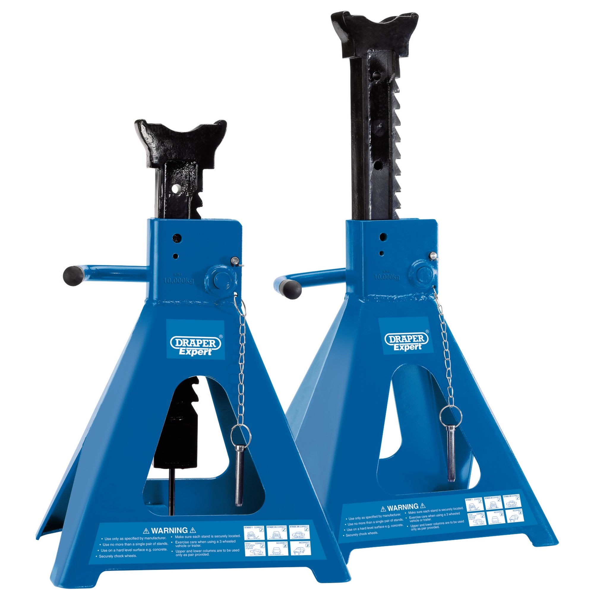 Pneumatic-Rise-Ratcheting-Axle-Stands,-10-Tonne-(Pair)