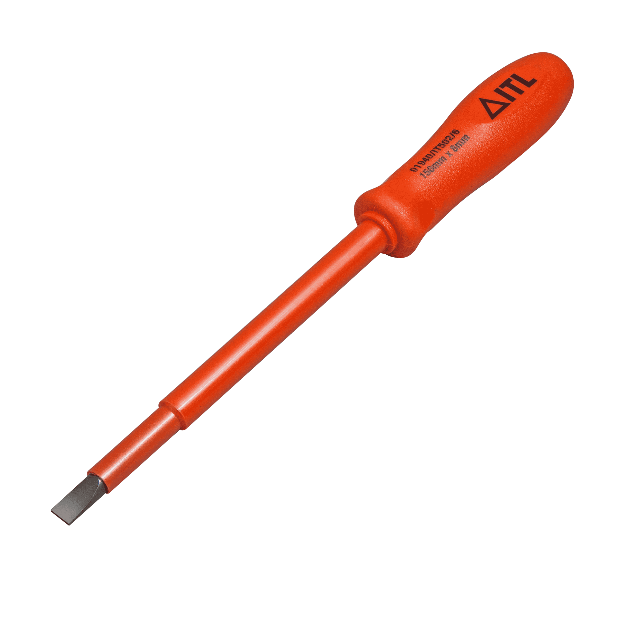 1,000v Insulated Slotted Screwdriver 150mm x 8 x 1.2