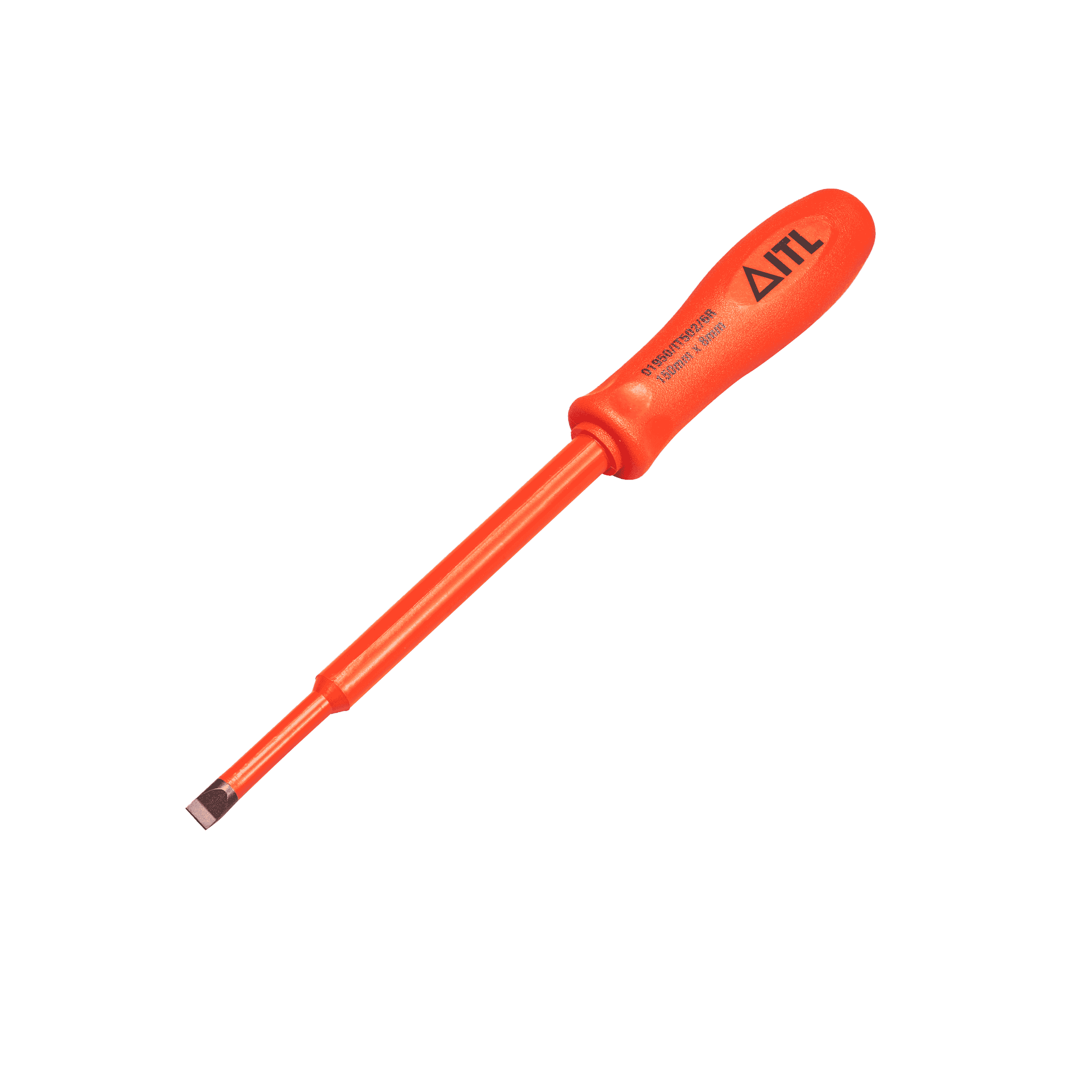 1,000v Insulated Slotted Screwdriver 150mm x 8 x 1.2 - Slim Shank