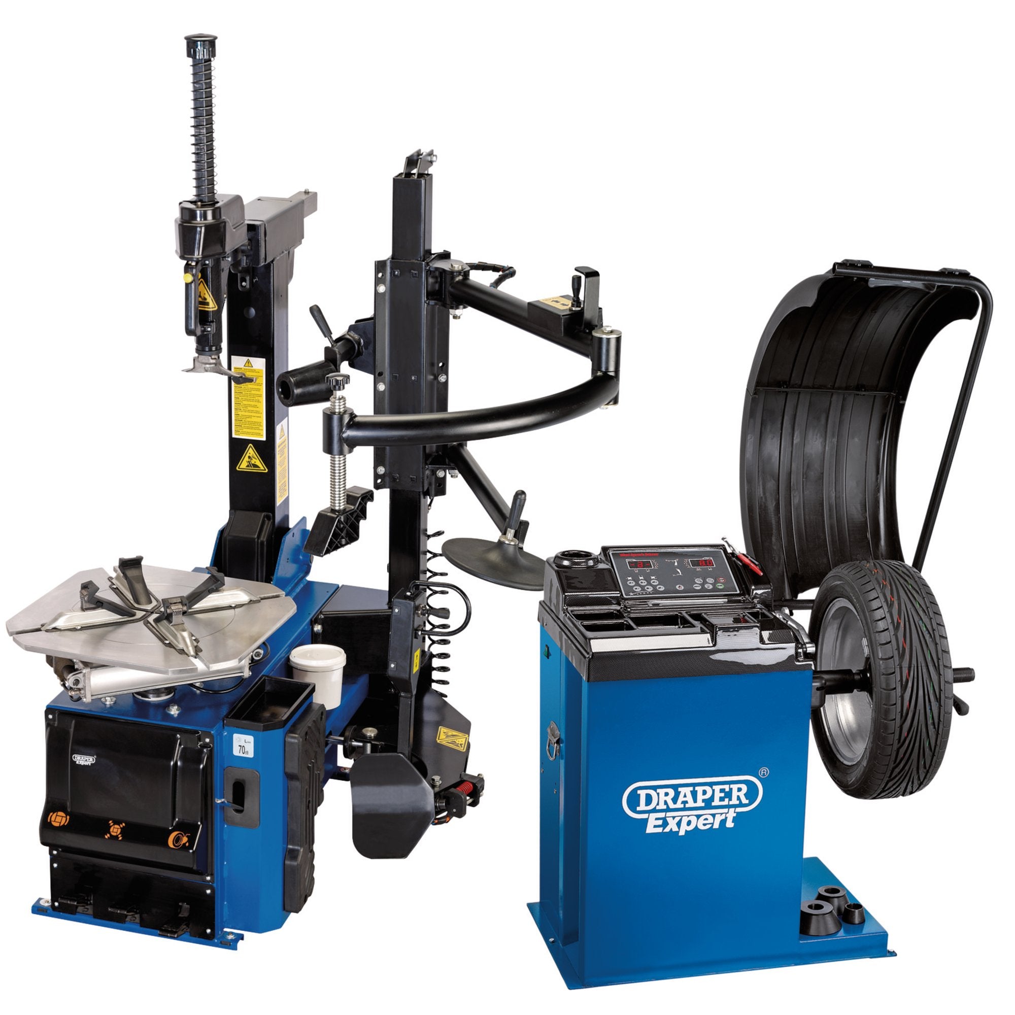 Tyre-Changer-with-Assist-Arm-and-Wheel-Balancer-Kit