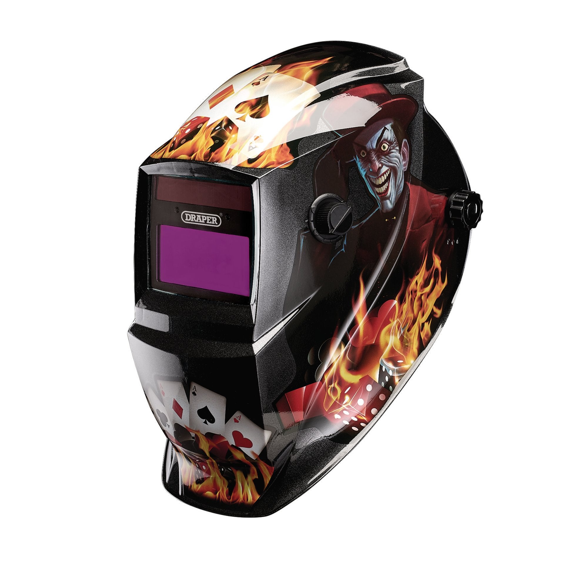 Auto-Darkening-Welding-Helmet,-Playing-Cards