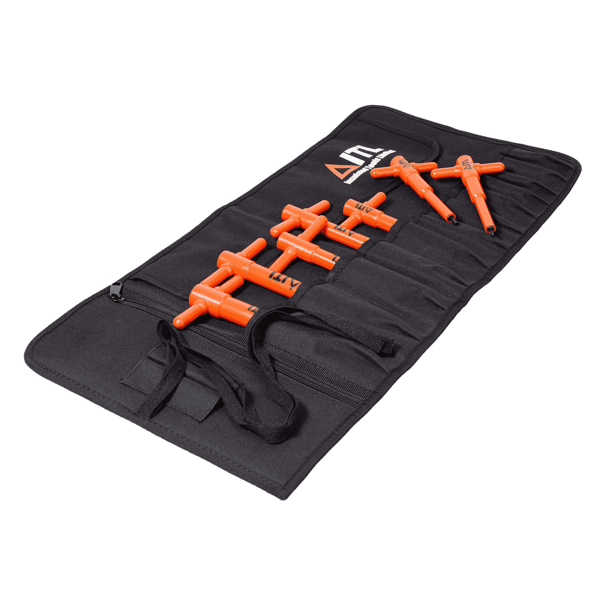 1,000v Insulated 7pc T-Bar Hex Key Set (1/8" - 3/8")