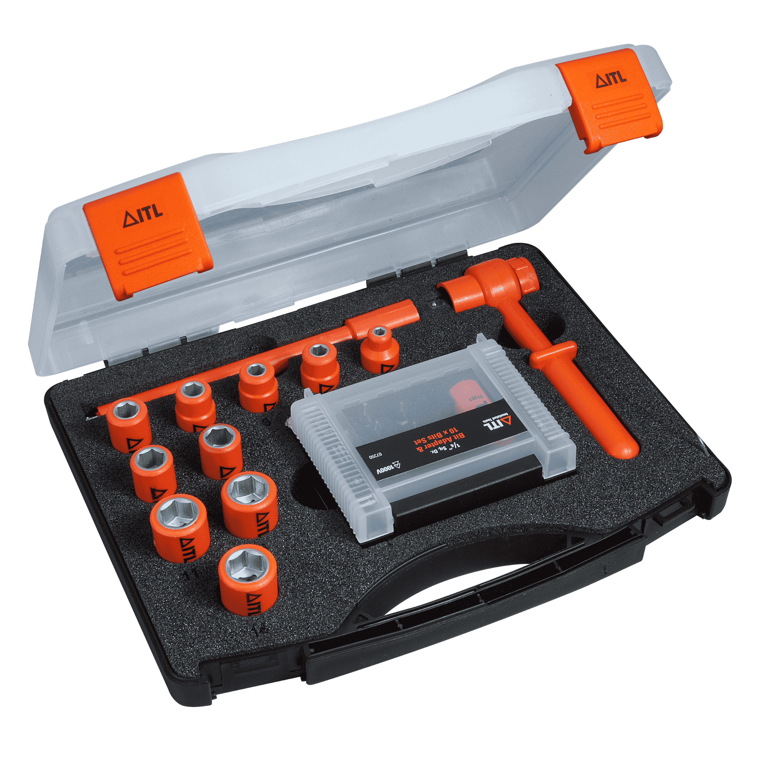 1,000v Insulated 1/4" Drive 24 Piece Socket Set