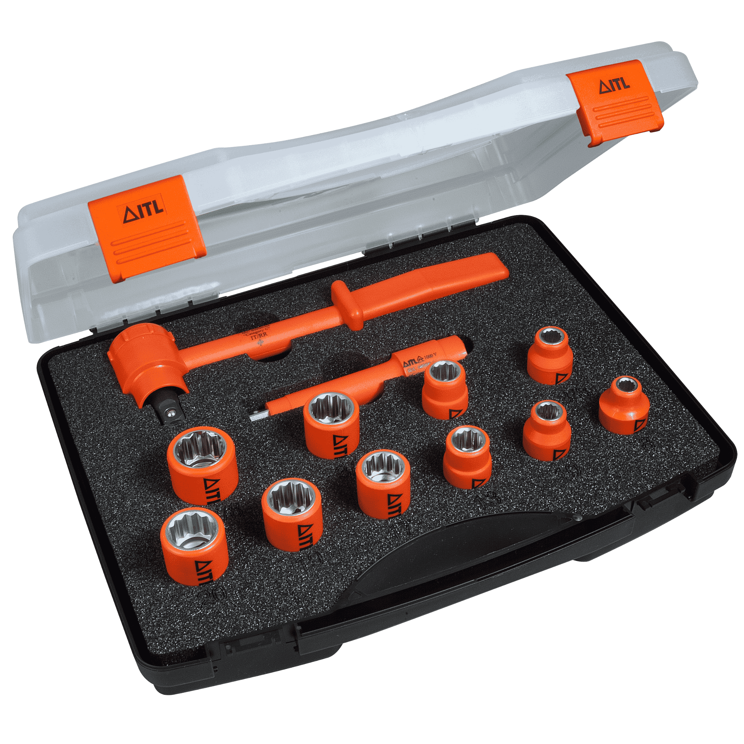 1,000v Insulated 1/2" Drive 12 Piece Socket Set