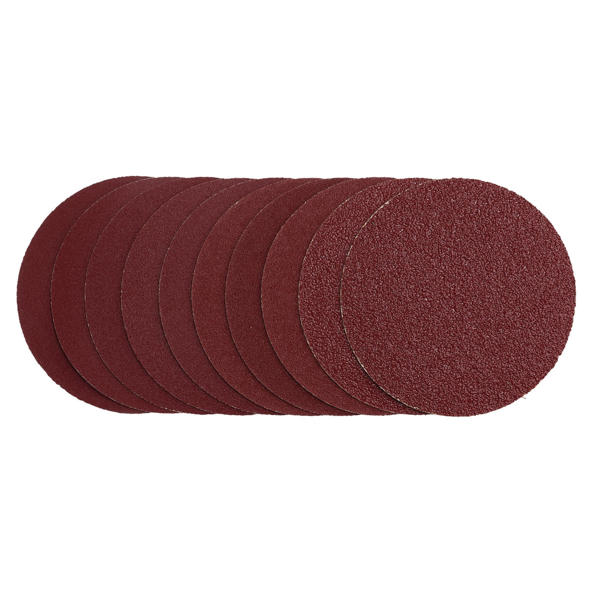 Sanding-Discs,-125mm,-Hook-&-Loop,-Assorted-Grit---40G,-80G,-120G,-240G-(Pack-of-10)