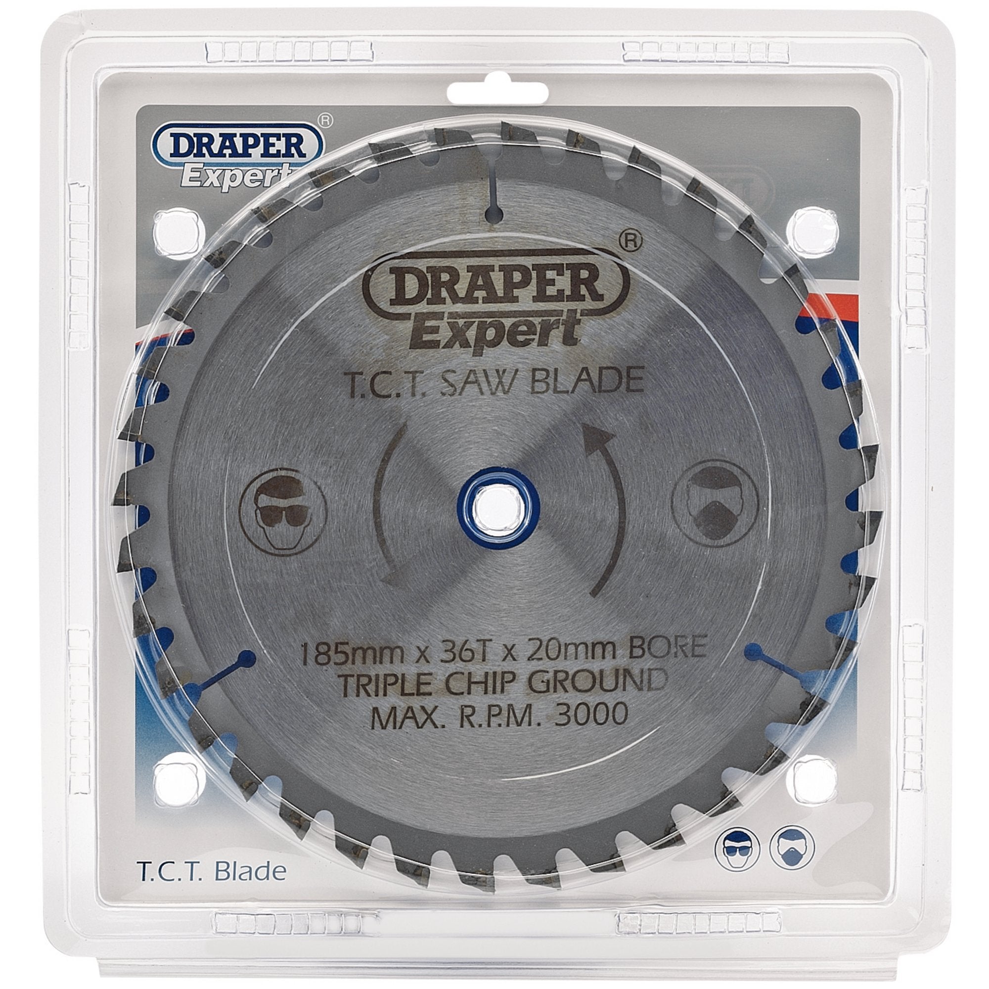 Draper-Expert-TCT-Saw-Blade,-185-x-20mm,-36T