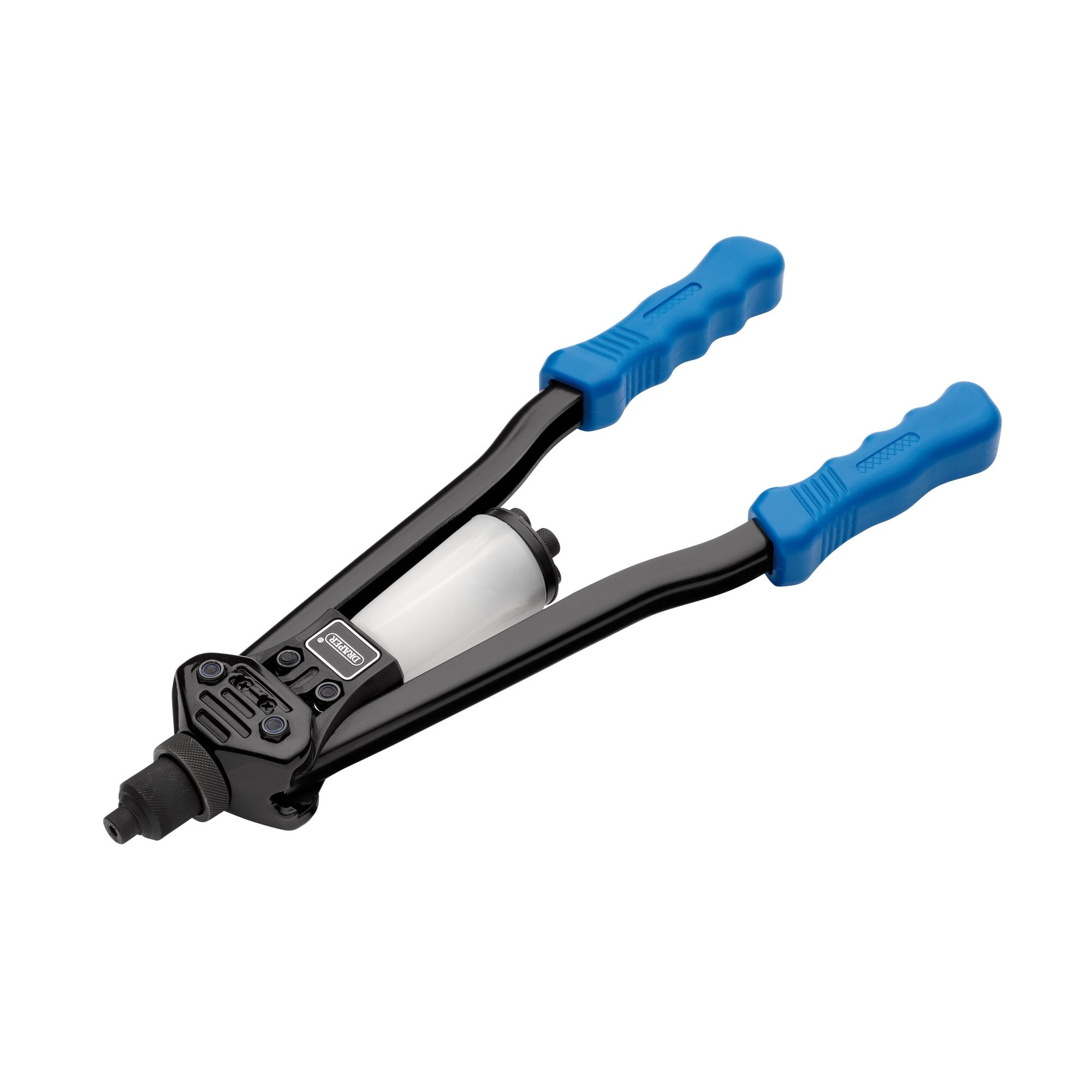 Medium-Arm-Riveter-with-Collection-Bowl,-380mm