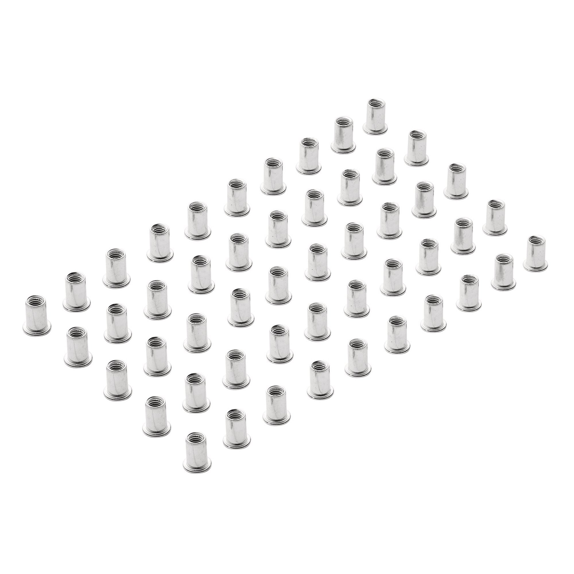 Zinc-Plated-Threaded-Insert-Rivet-Nuts,-M8-x-1.25mm-(Pack-of-50)