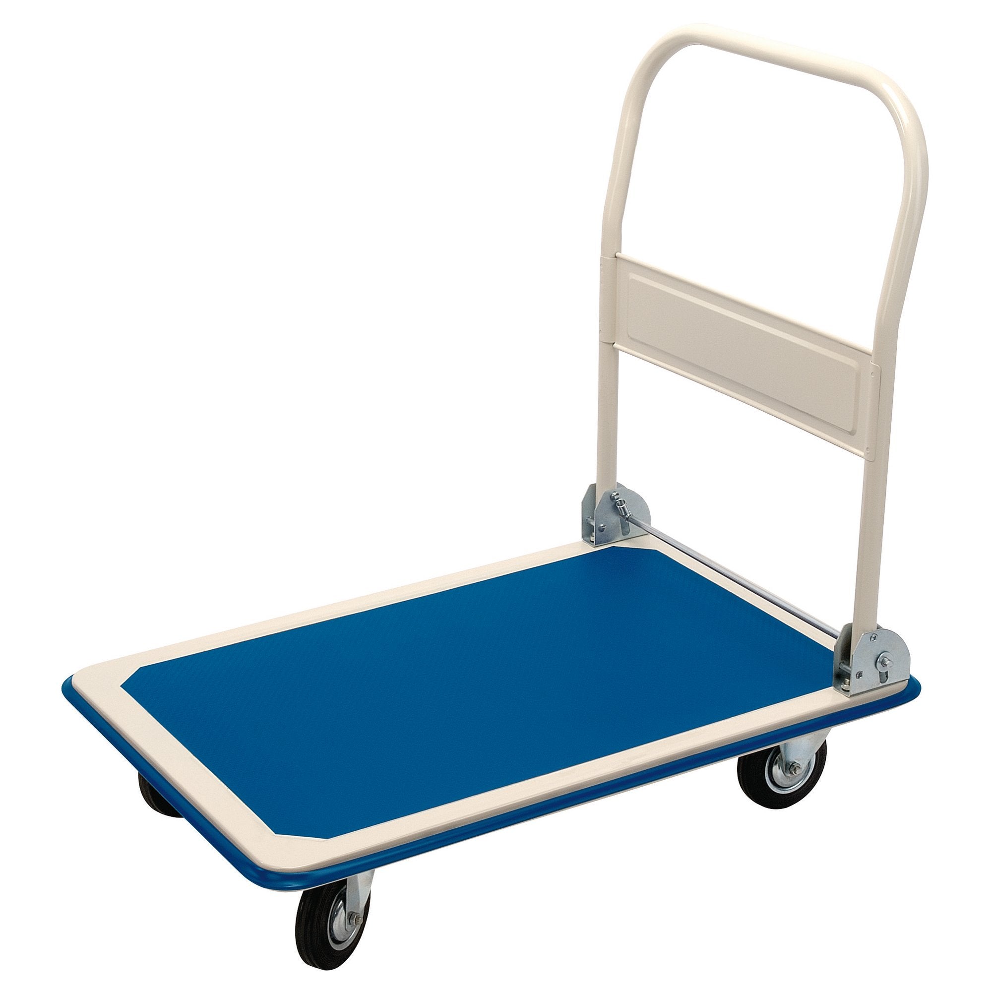 Platform-Trolley-with-Folding-Handle,-900-x-600-x-850mm,-300kg