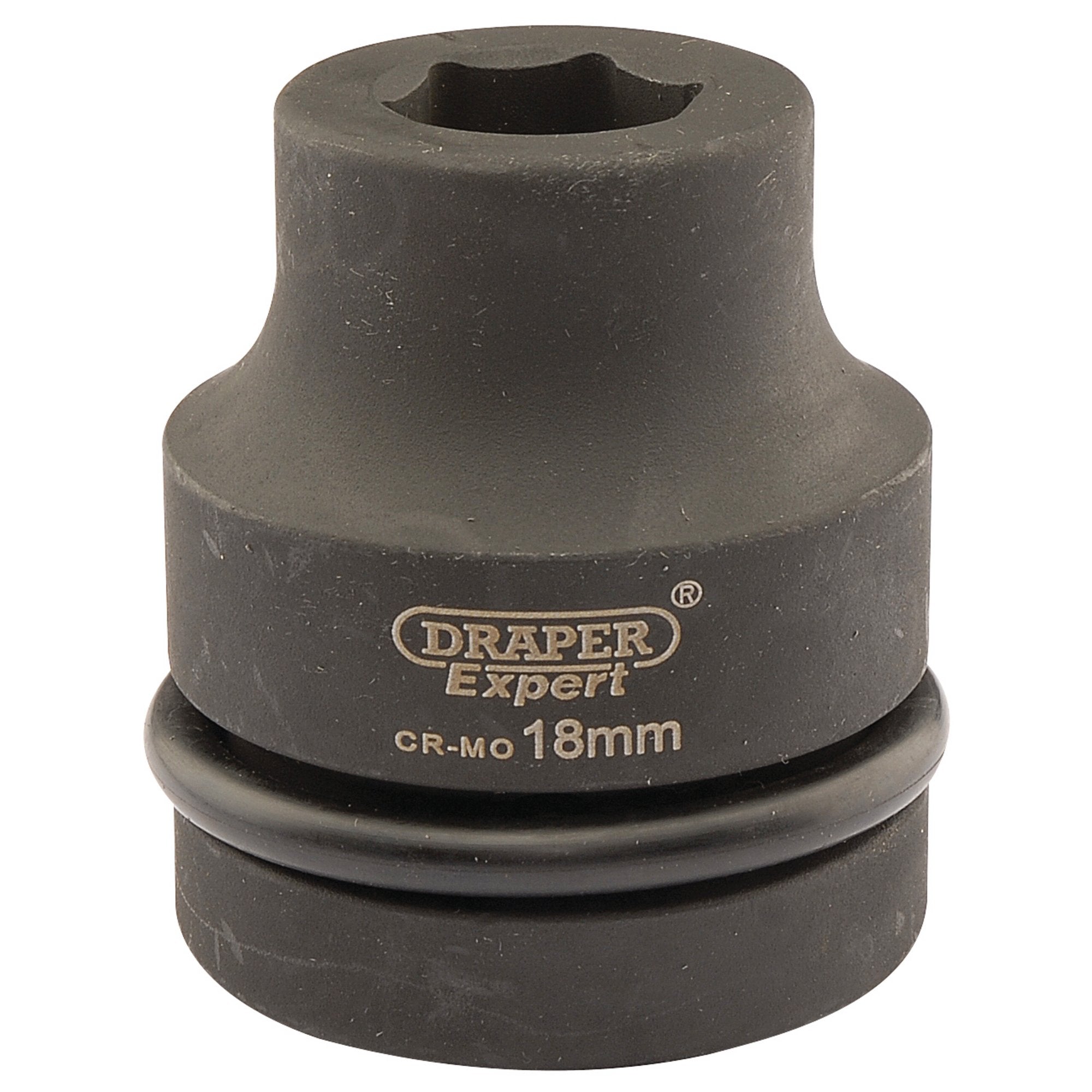 Draper-Expert-HI-TORQ®-6-Point-Impact-Socket,-1"-Sq.-Dr.,-18mm