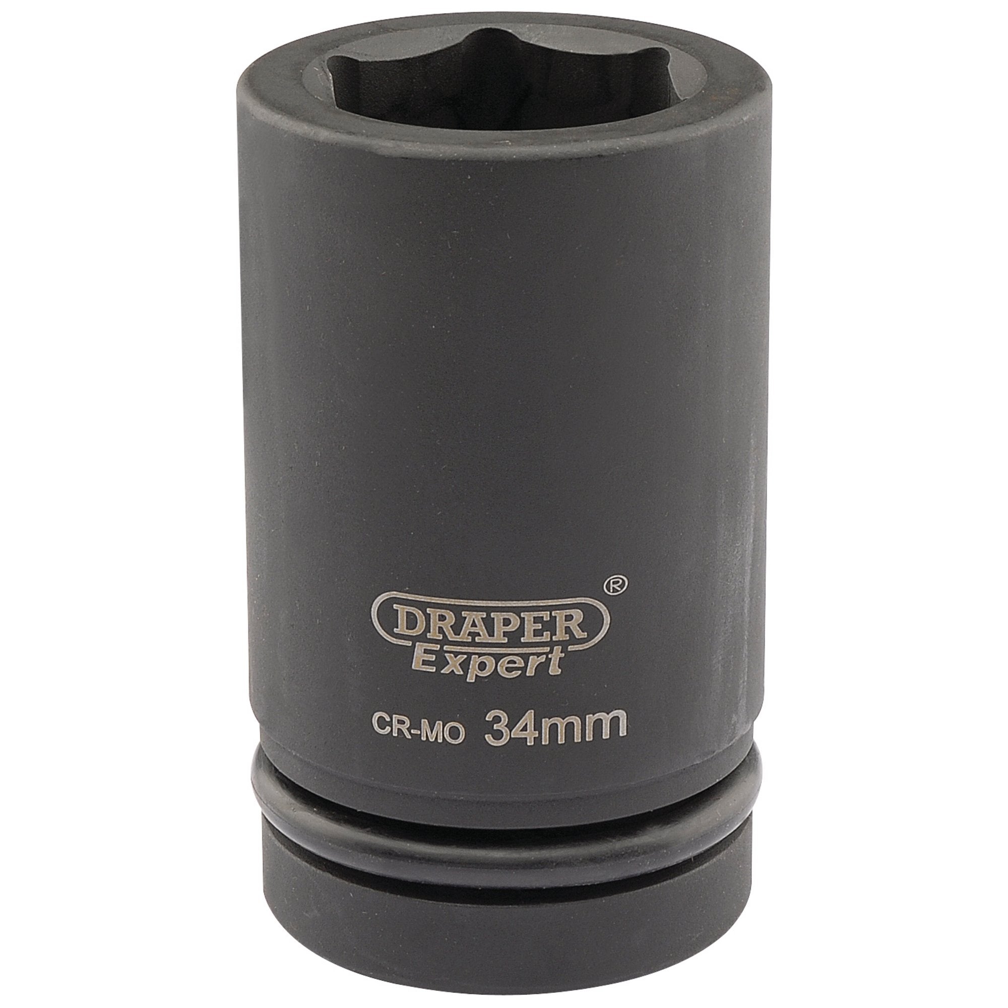 Draper-Expert-HI-TORQ®-6-Point-Deep-Impact-Socket,-1"-Sq.-Dr.,-34mm