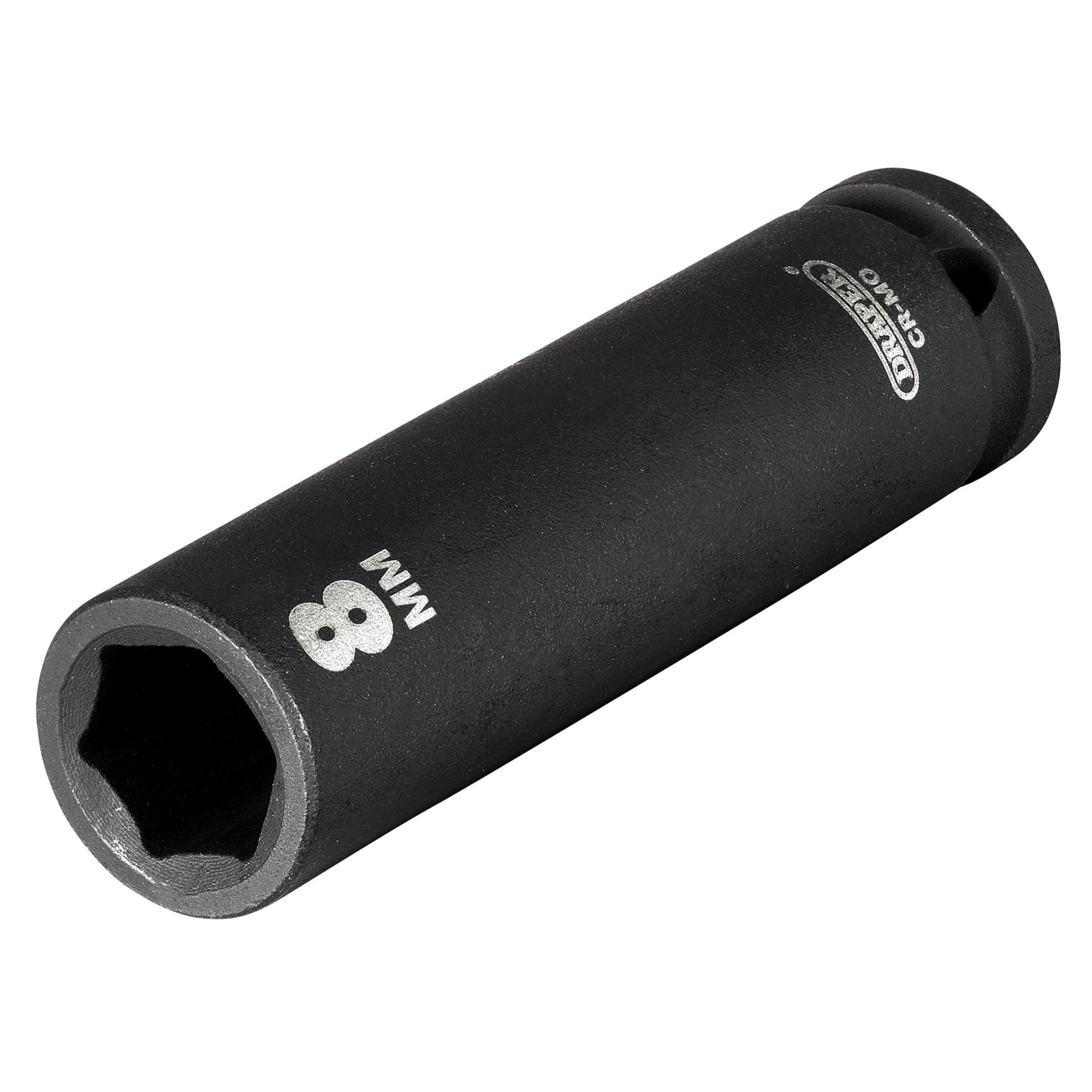 Draper-Expert-HI-TORQ®-6-Point-Deep-Impact-Socket,-1/4"-Sq.-Dr.,-8mm