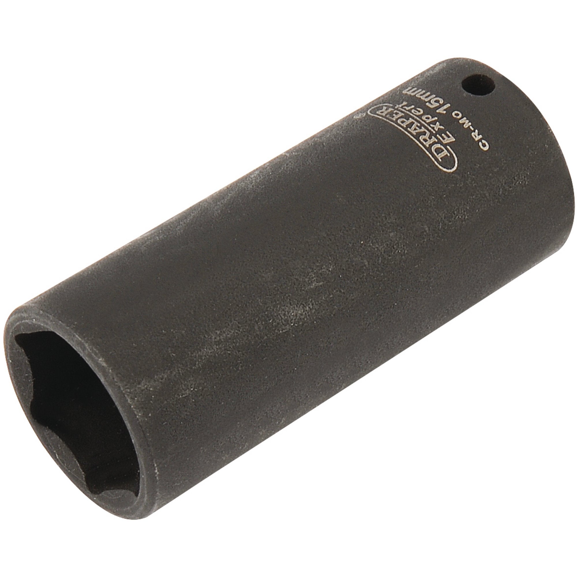 Draper-Expert-HI-TORQ®-6-Point-Deep-Impact-Socket,-1/4"-Sq.-Dr.,-15mm