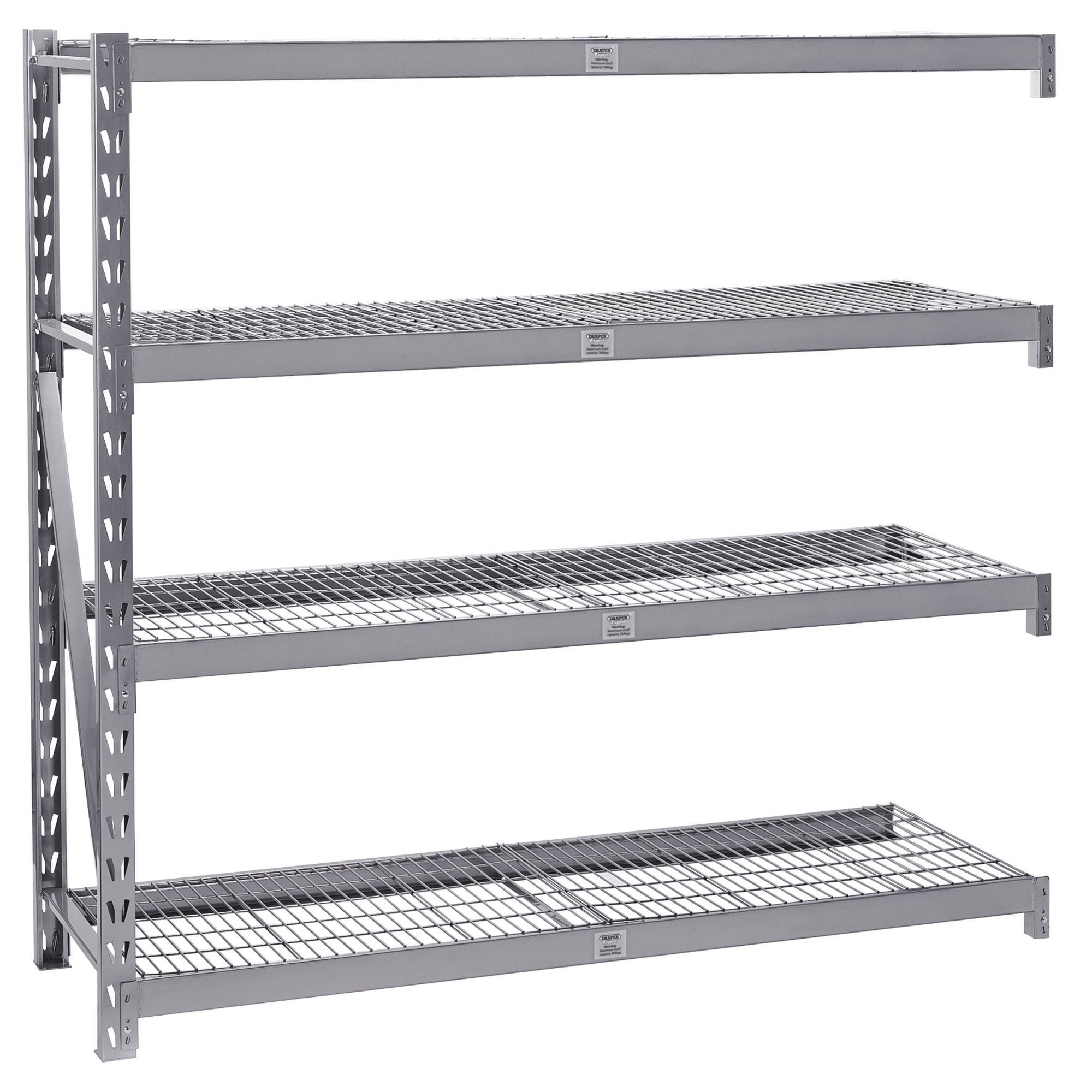 Expert-Heavy-Duty-Steel-4-Shelving-Extension-Unit,-1959-x-610-x-1830mm