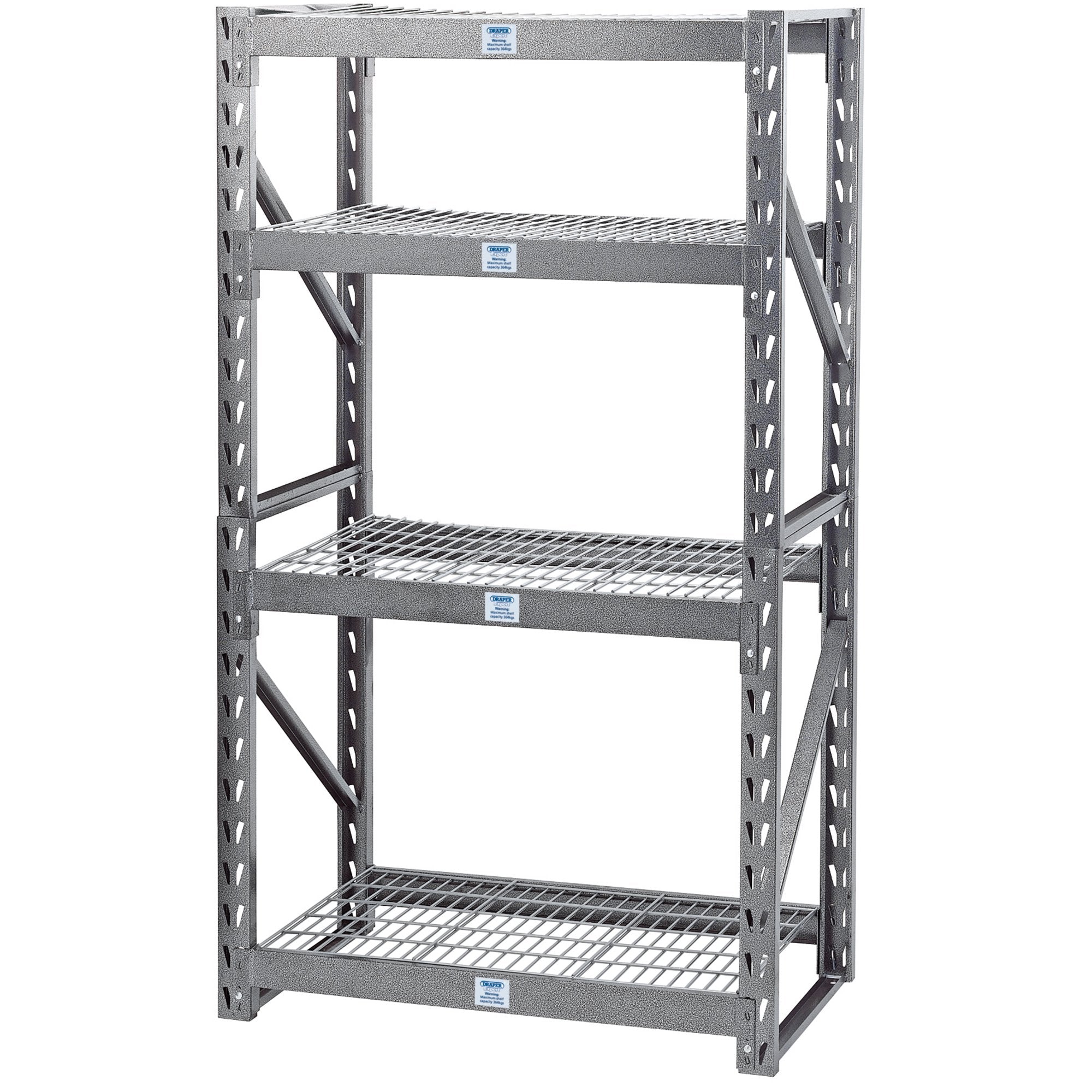 Expert-Heavy-Duty-Steel-4-Shelving-Unit,-1040-x-610-x-1830mm
