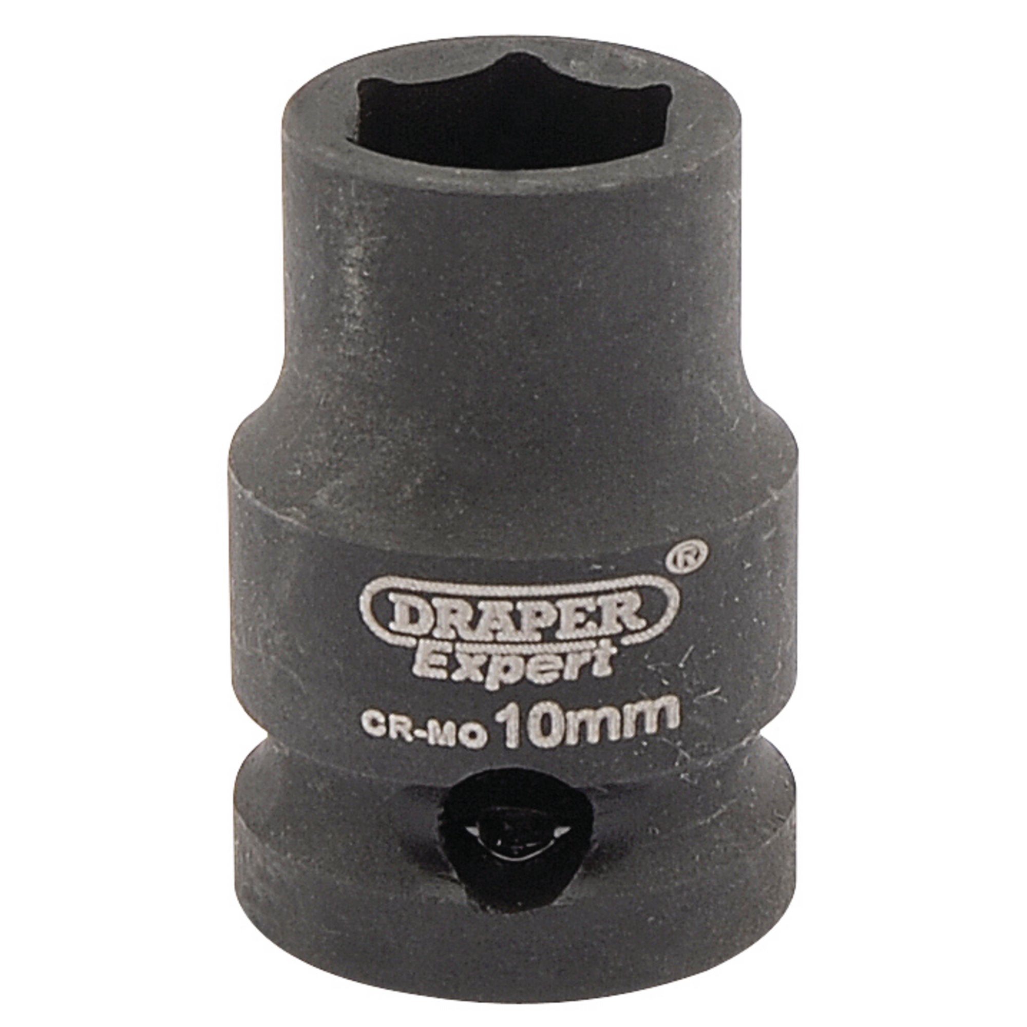 Draper-Expert-HI-TORQ®-6-Point-Impact-Socket,-3/8"-Sq.-Dr.,-10mm