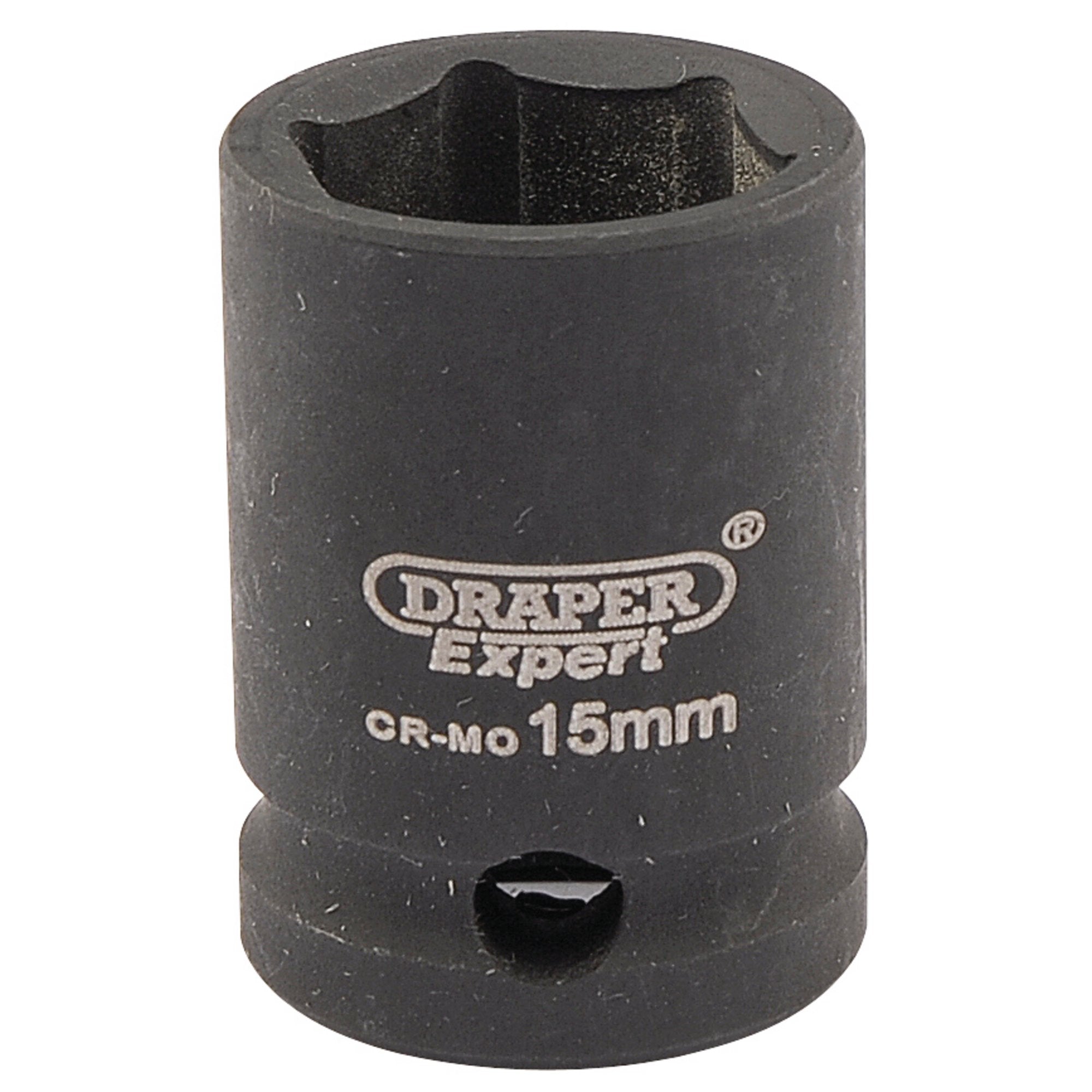 Draper-Expert-HI-TORQ®-6-Point-Impact-Socket,-3/8"-Sq.-Dr.,-15mm