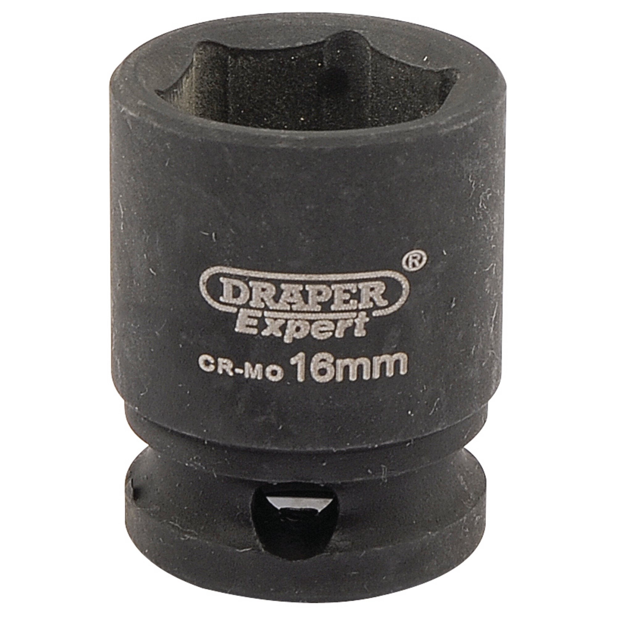 Draper-Expert-HI-TORQ®-6-Point-Impact-Socket,-3/8"-Sq.-Dr.,-16mm