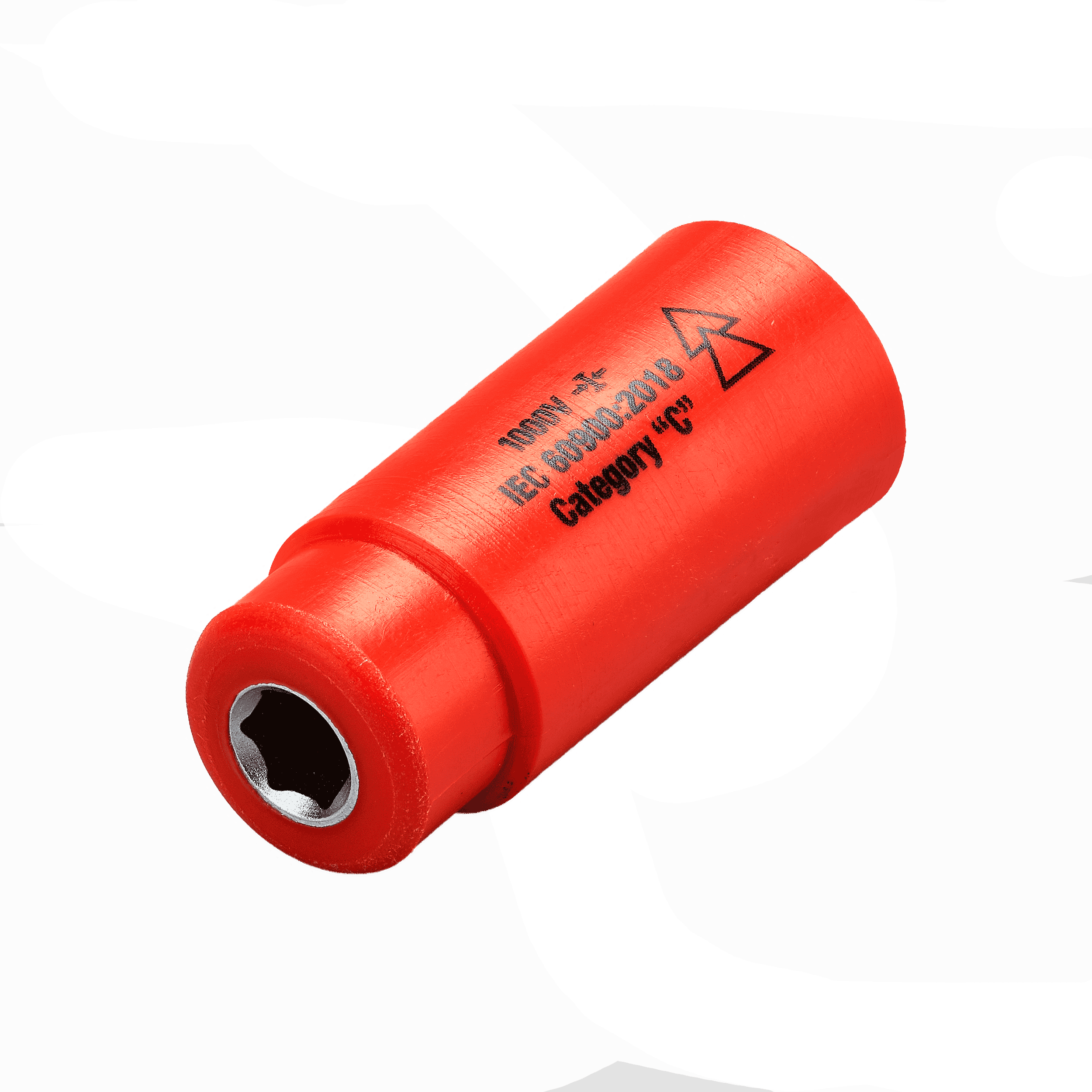 1,000v Insulated 1/4" Drive Socket 9mm (6 point)