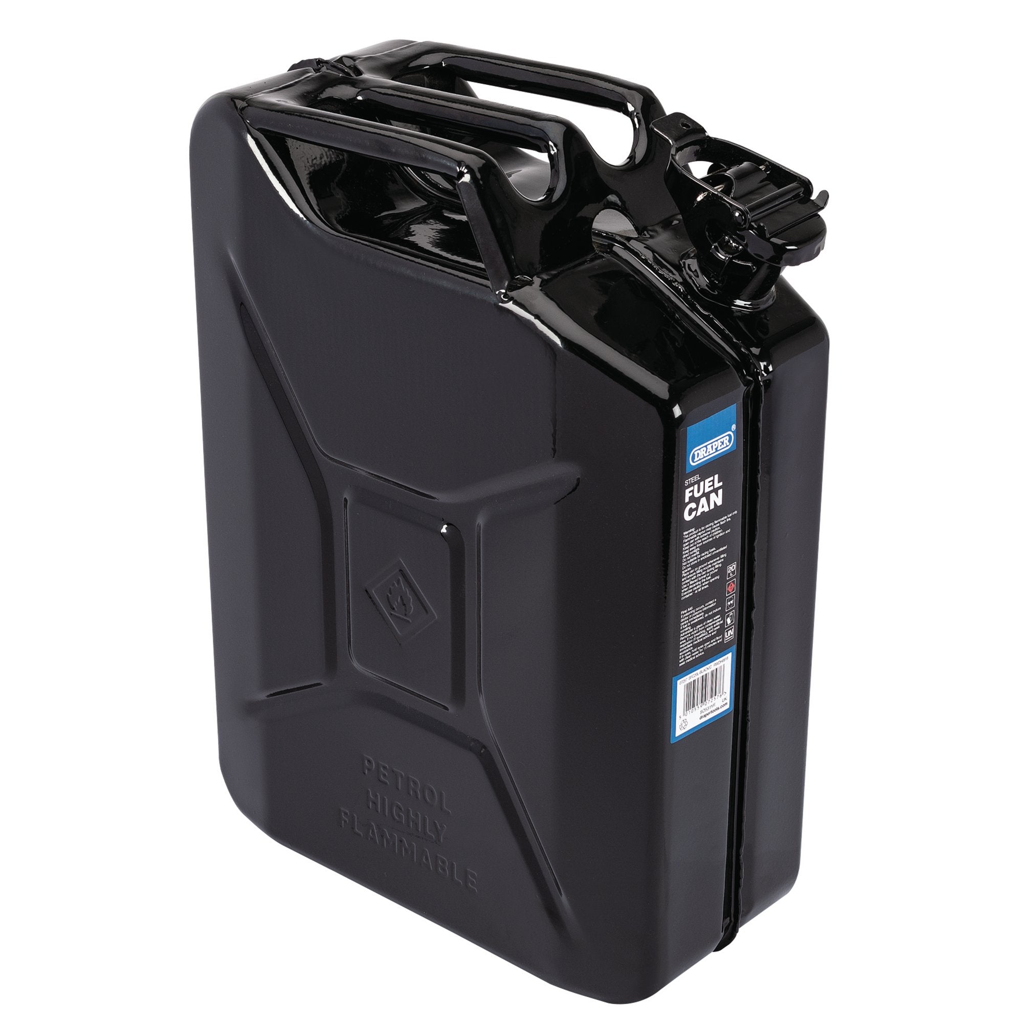 Steel-Fuel-Can,-20L,-Black