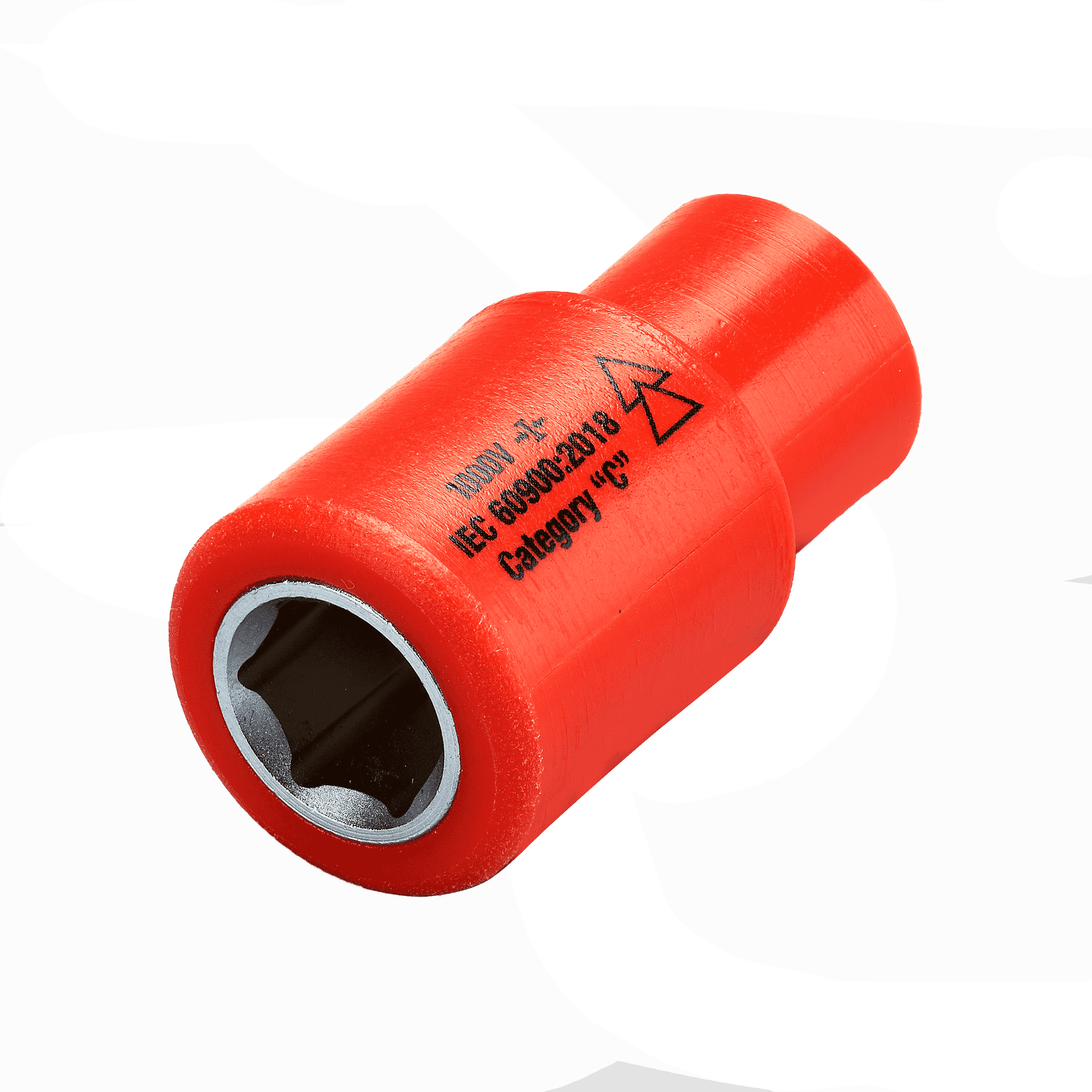 1,000v Insulated 1/4" Drive Socket 12mm (6 point)