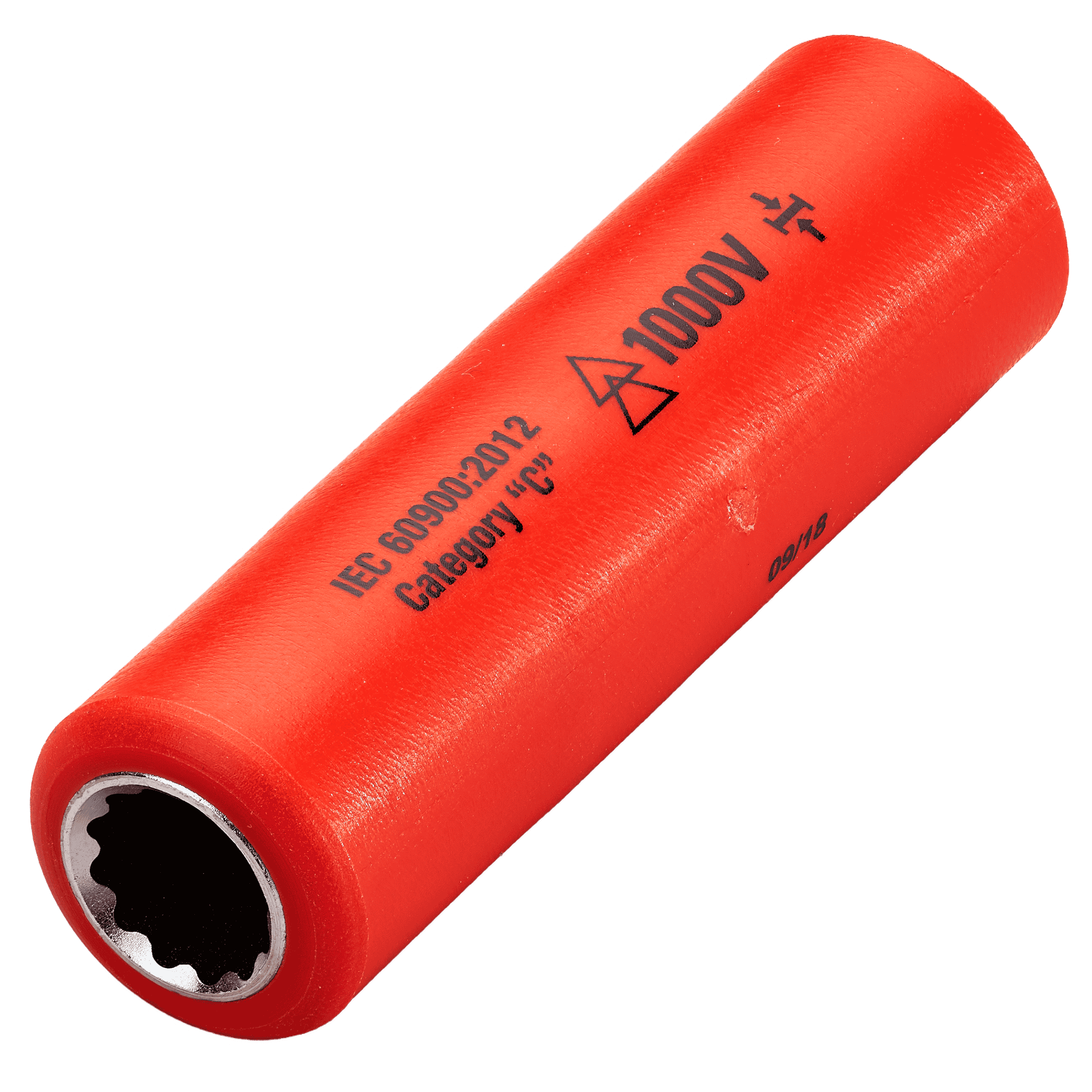 1,000v Insulated 1/4" Drive Deep Socket 9mm