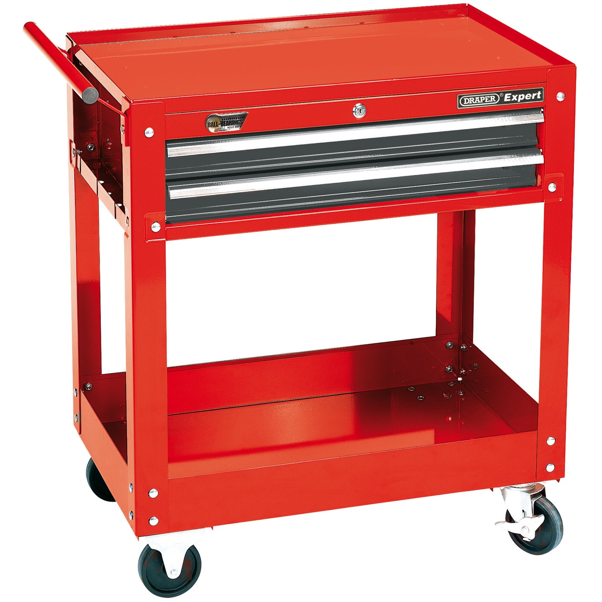Draper-Expert-2-Tier-Tool-Trolley-with-Two-Drawers