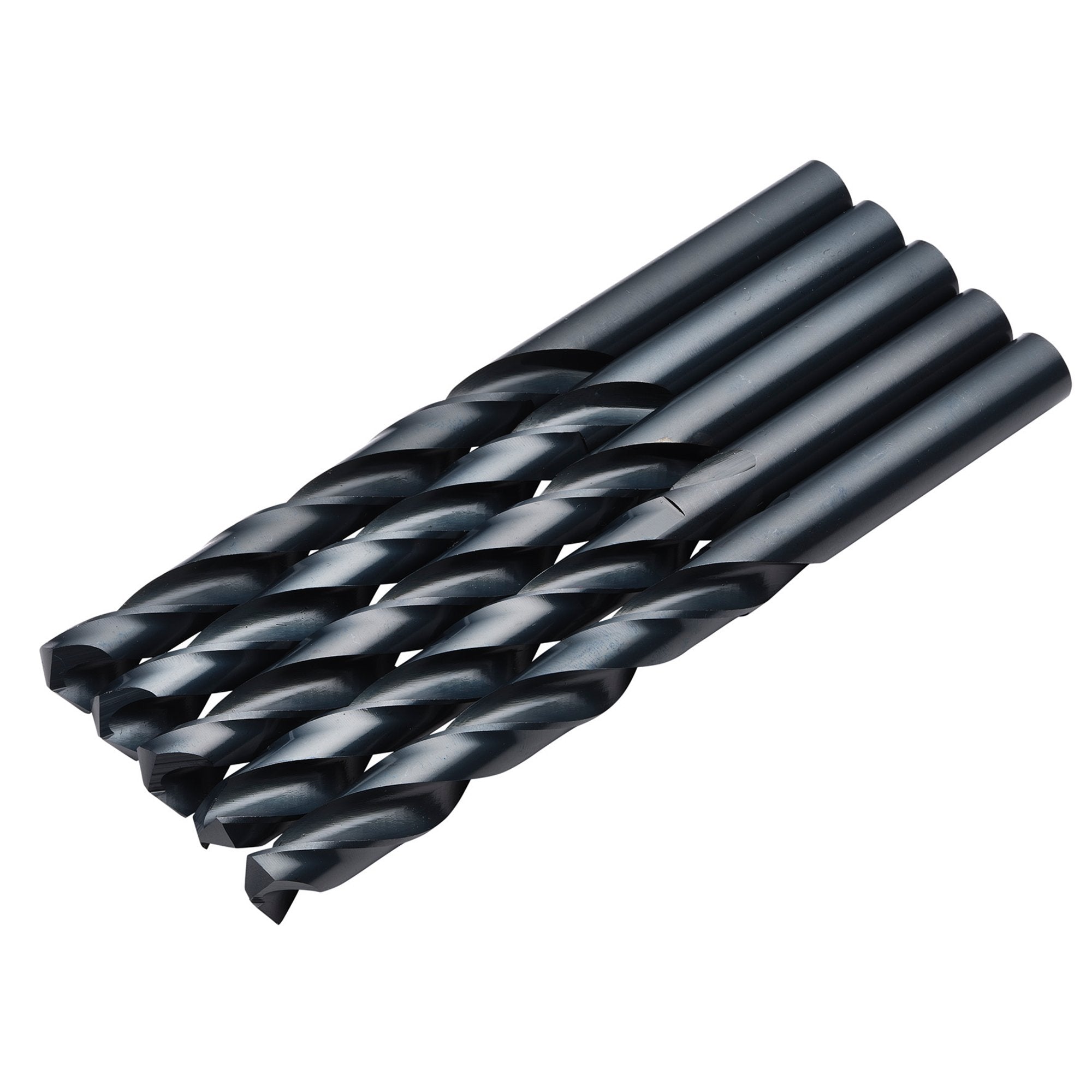 Black-HSS-Drill-Bit,-10.0mm-x-133mm-(Pack-of-5)