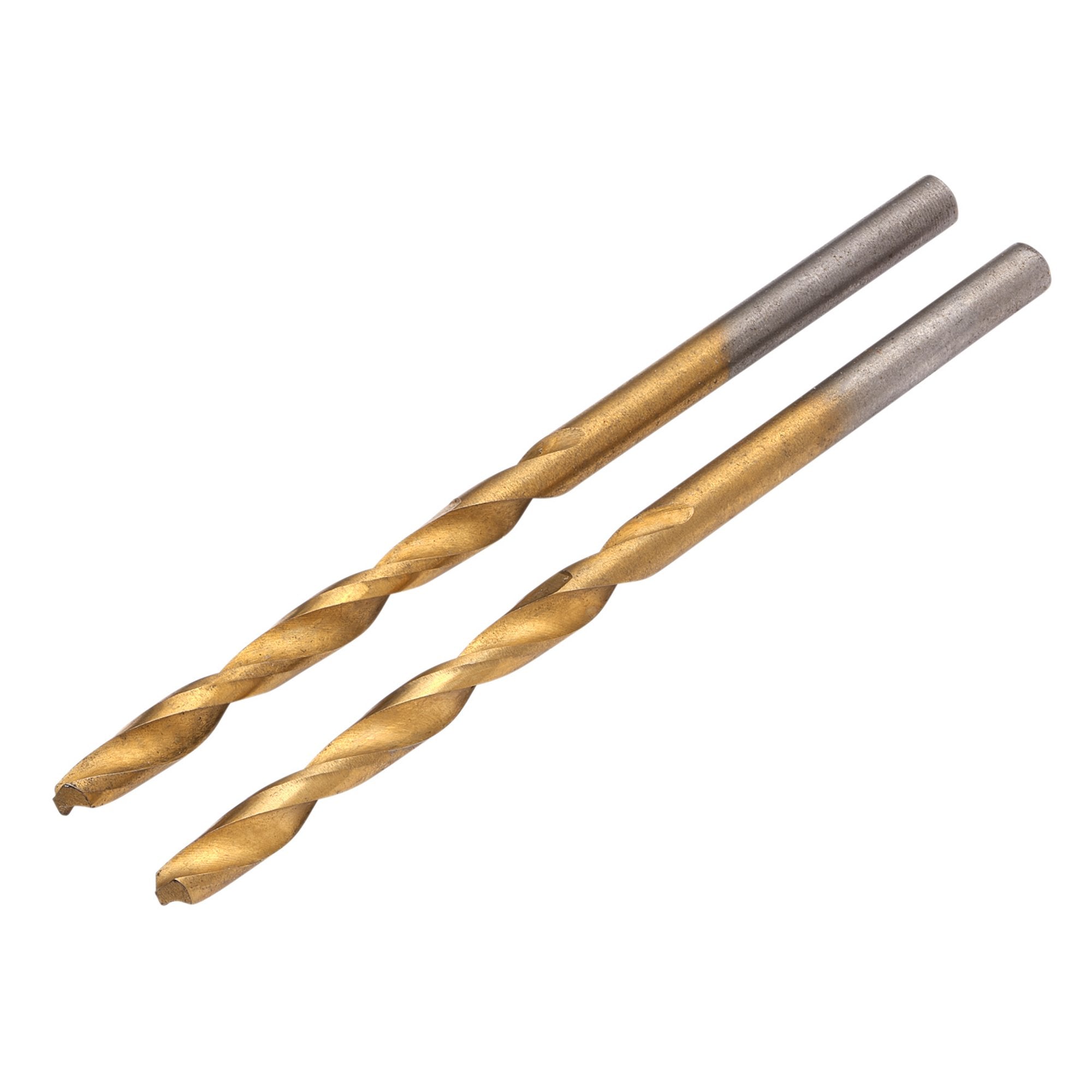 HSS-Titanium-Nitride-Coated-Drill-Bit,-4.0mm-x-75mm-(Pack-of-2)