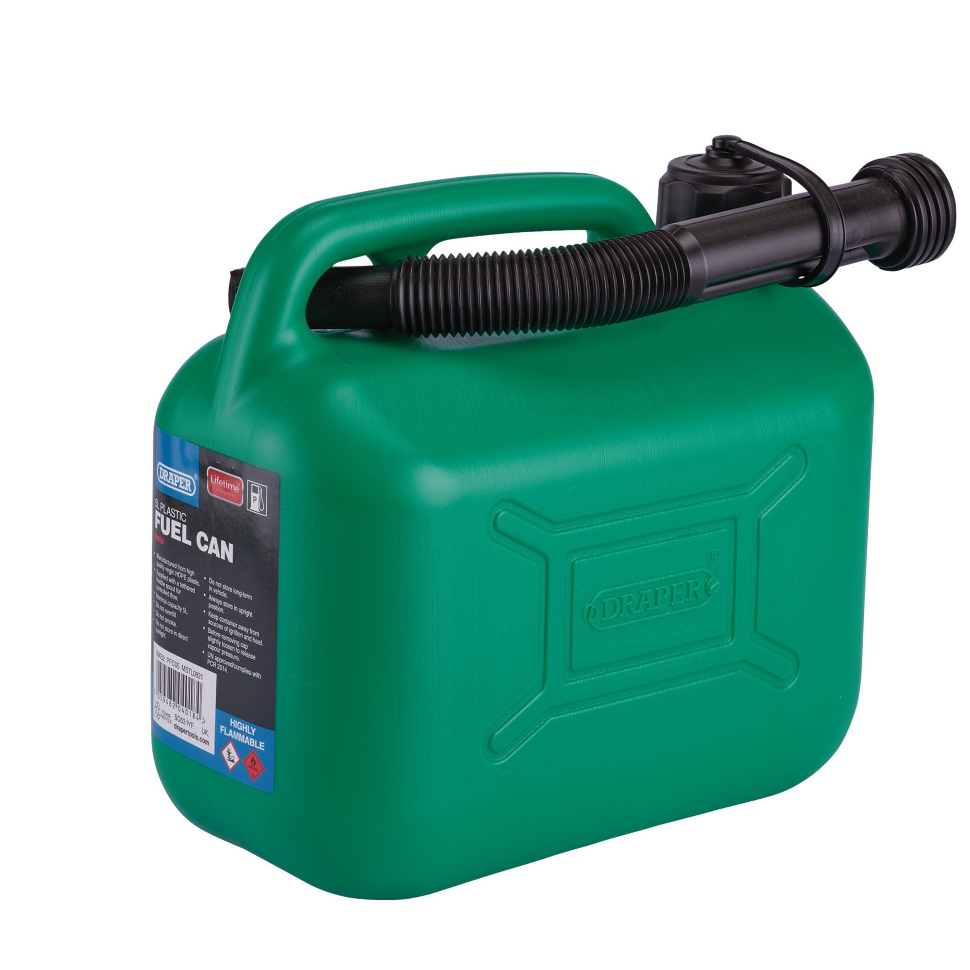 Plastic-Fuel-Can,-5L,-Green