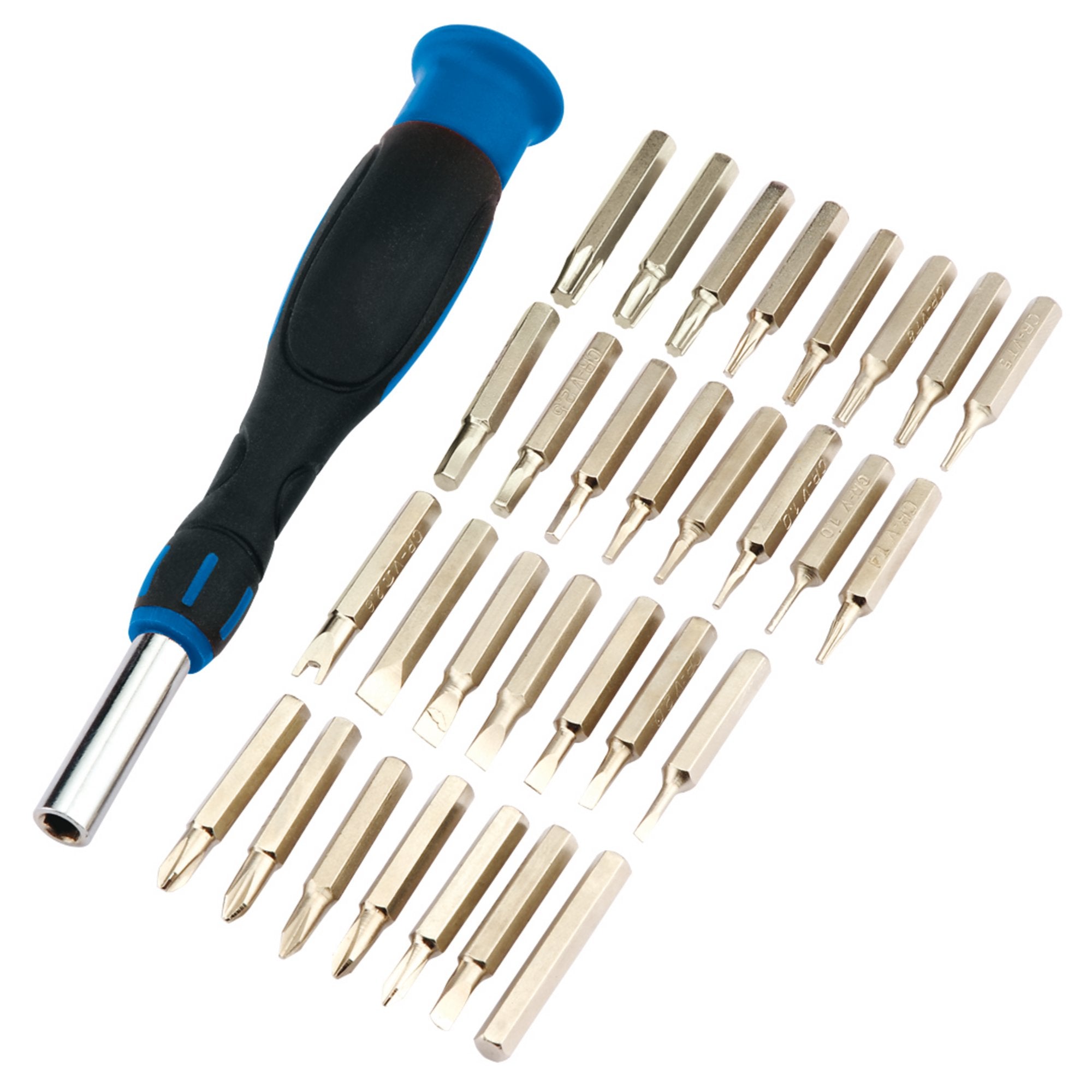 Soft-Grip-Precision-Screwdriver-&-Bit-Set-(31-Piece)