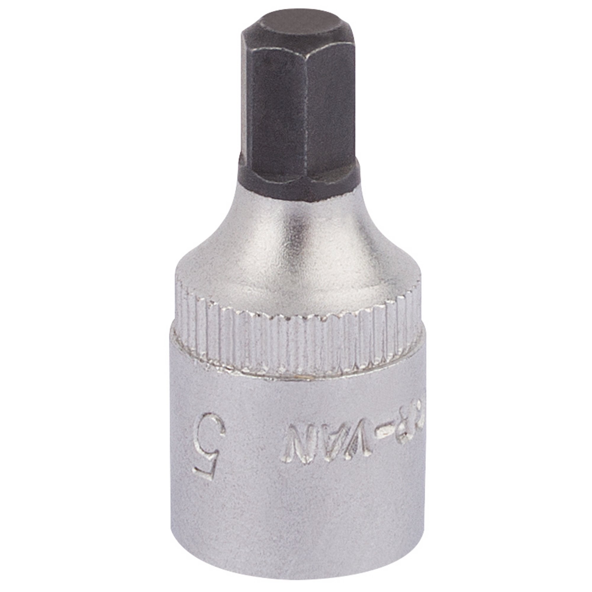 Elora-Hexagon-Screwdriver-Socket,-1/4"-Sq.-Dr.,-5mm