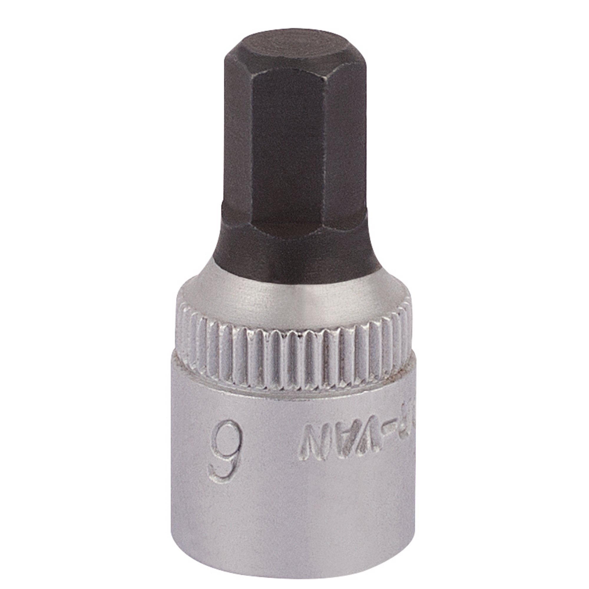Elora-Hexagon-Screwdriver-Socket,-1/4"-Sq.-Dr.,-6mm