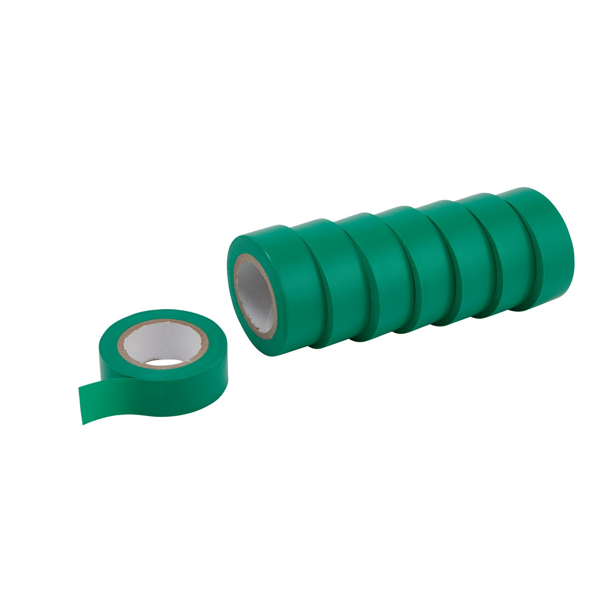 Insulation-Tape-to-BSEN60454/Type2,-10m-x-19mm,-Green-(Pack-of-8)