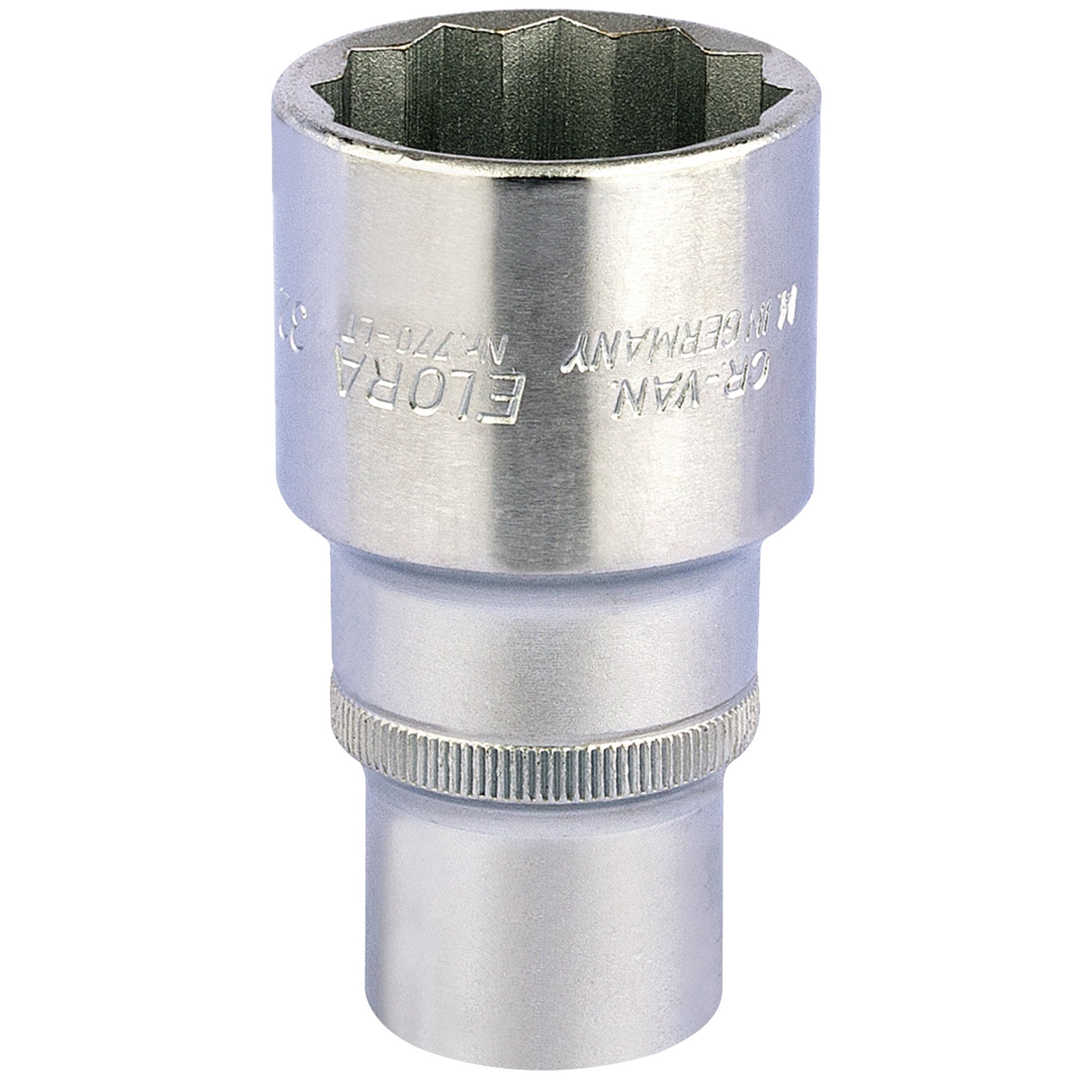 Elora-Deep-Bi-Hexagon-Socket,-1/2"-Sq.-Dr.,-32mm