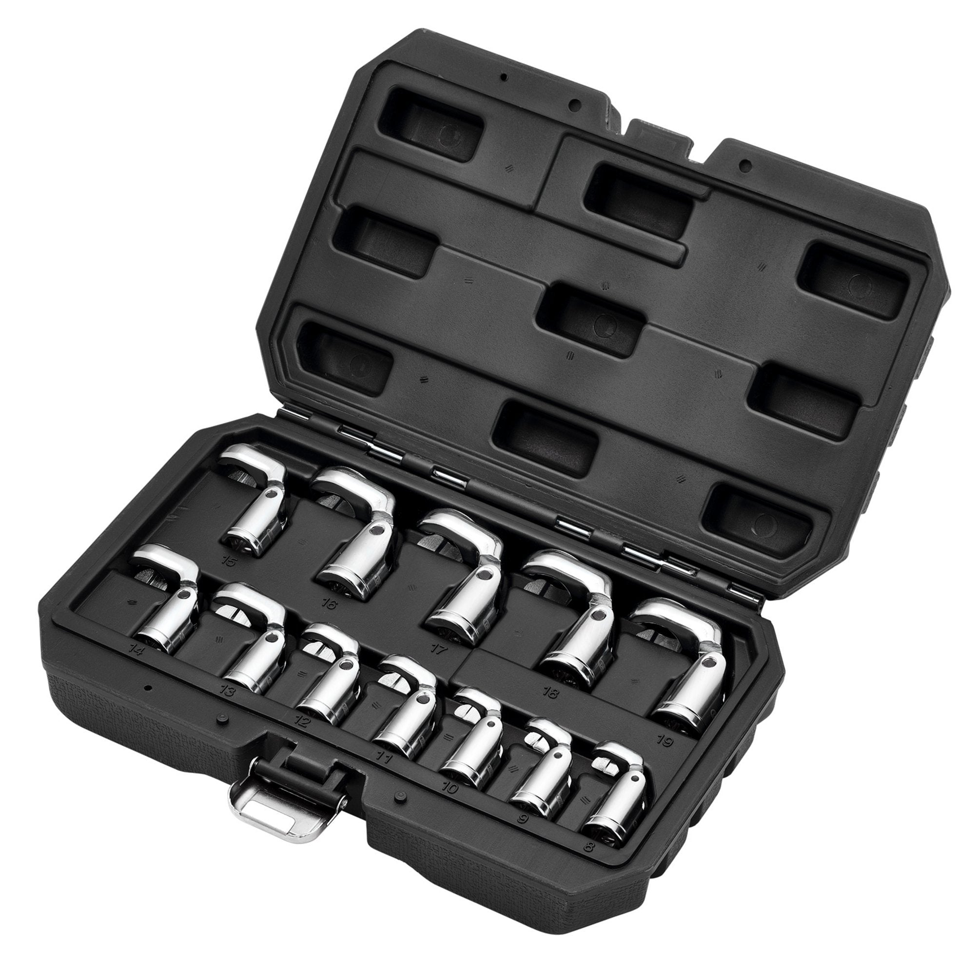 Flexible-Crowfoot-Socket-Wrench-Set,-3/8"-Sq.-Dr.-(12-Piece)