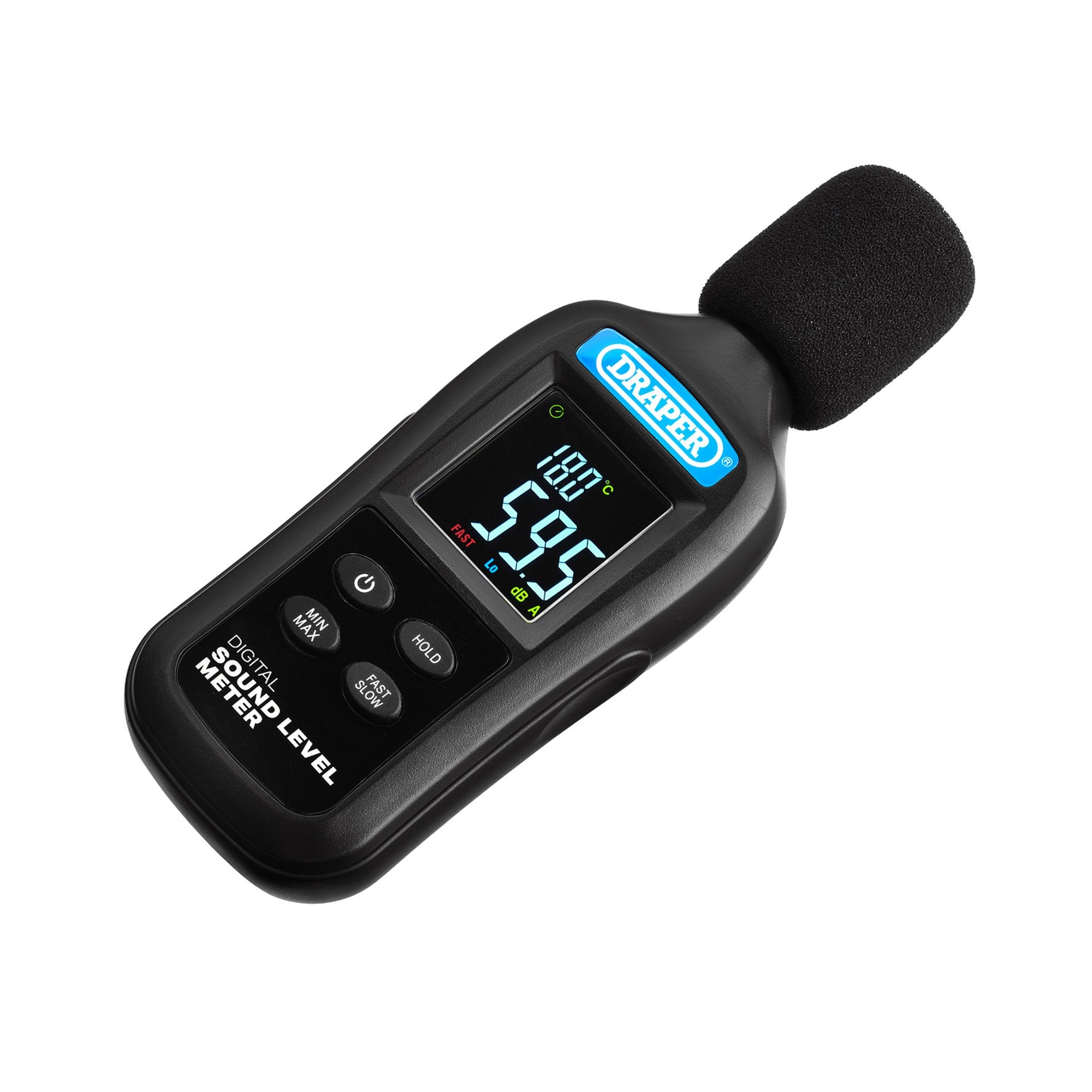 Handheld-Digital-Sound-Level-Meter,-35-135dB-and--20-to-+70°C