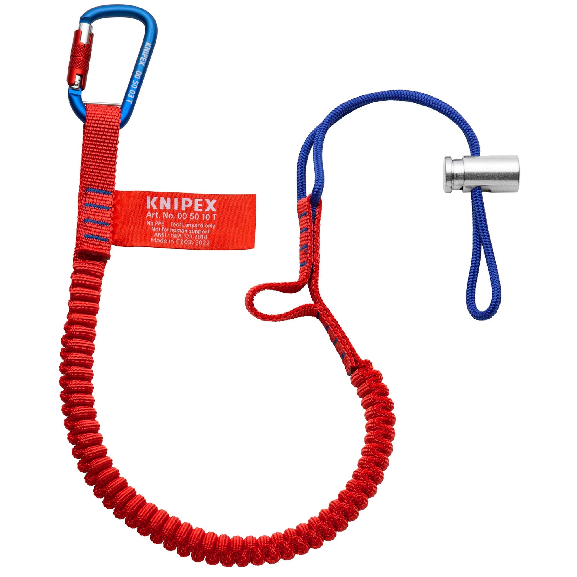 KNIPEX-00-50-12-T-BK-Lanyard-with-fixated-carabiner