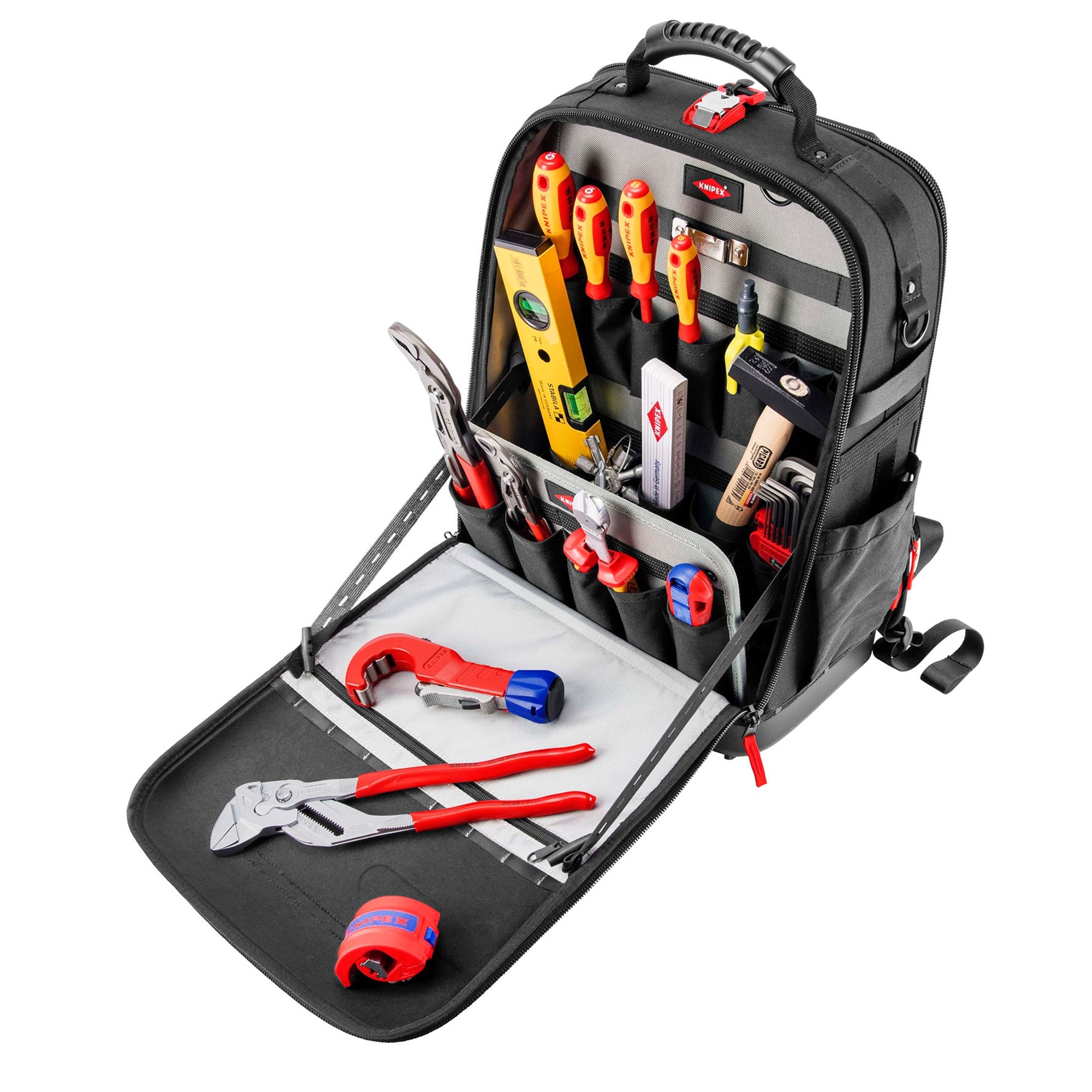 KNIPEX-00-21-50-S-Tool-backpack-Modular-X18,-17-Parts,-530mm