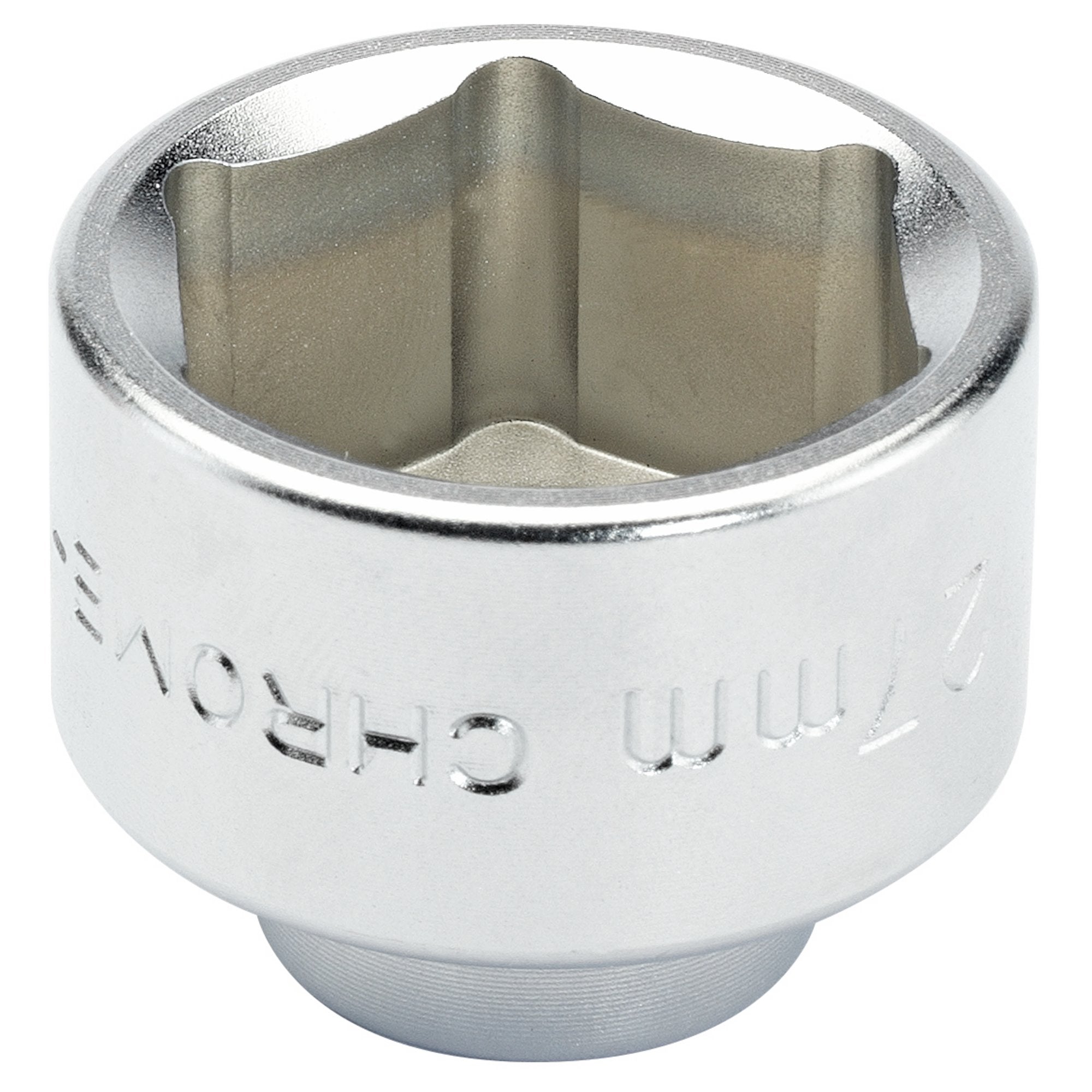 Oil-Filter-Cap-Socket,-3/8"-Sq.-Dr.,-27mm