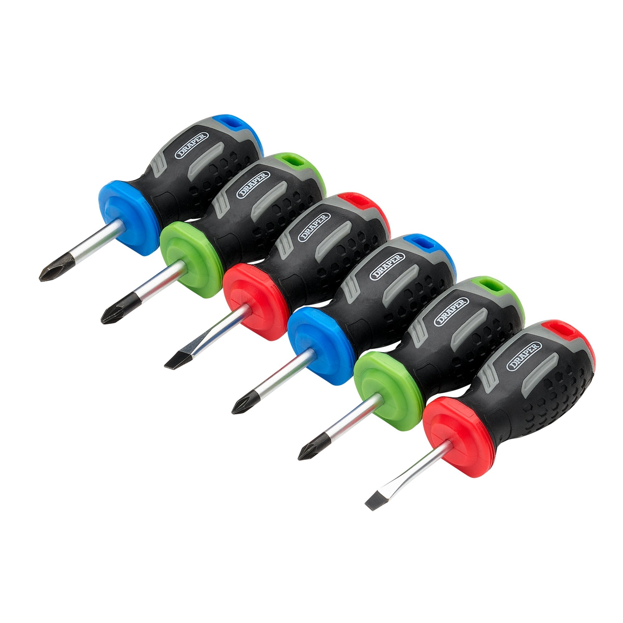Stubby-Soft-Grip-Screwdriver-Set-(6-Piece)