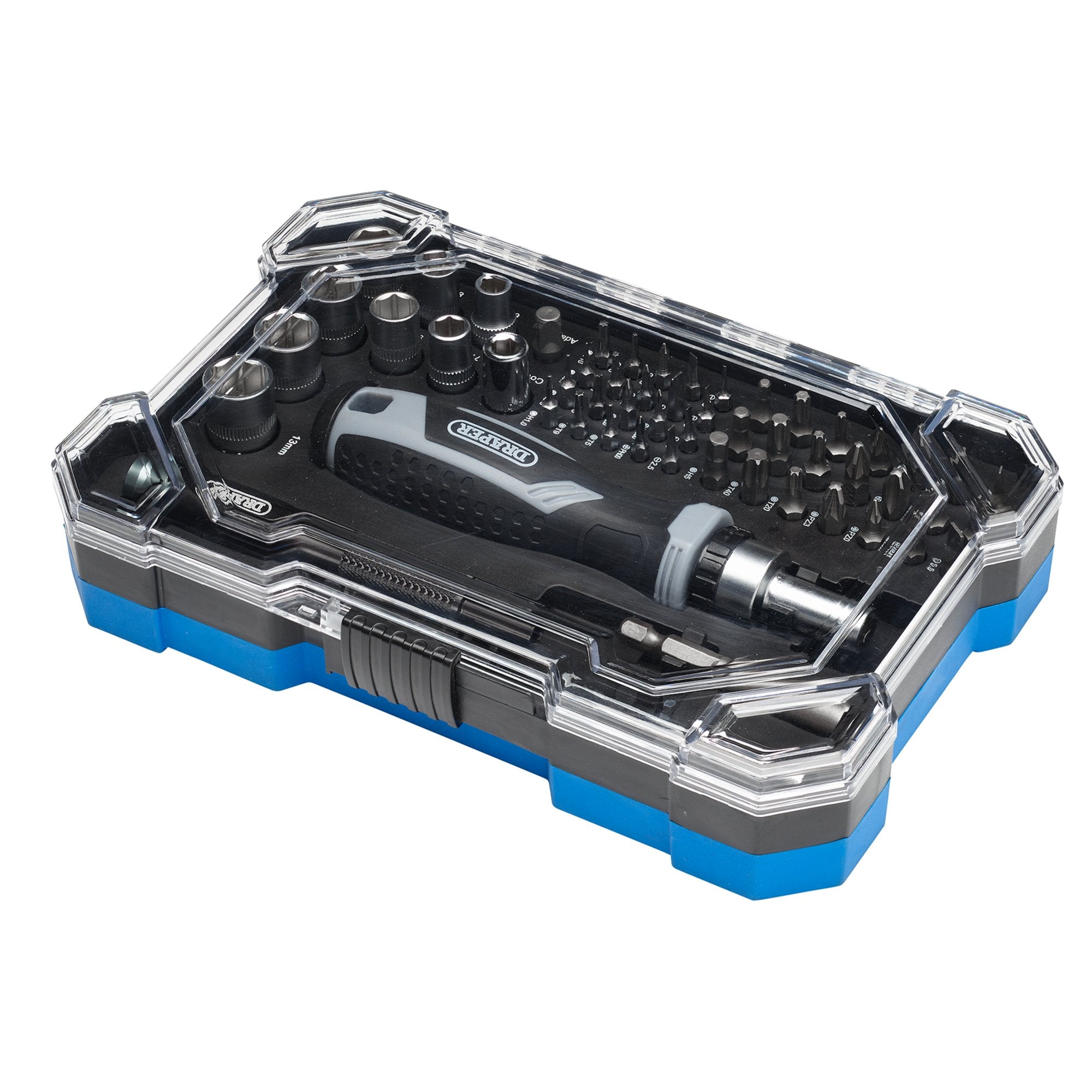 Soft-Grip-Ratchet-Screwdriver-and-Bit-Set-(55-Piece)