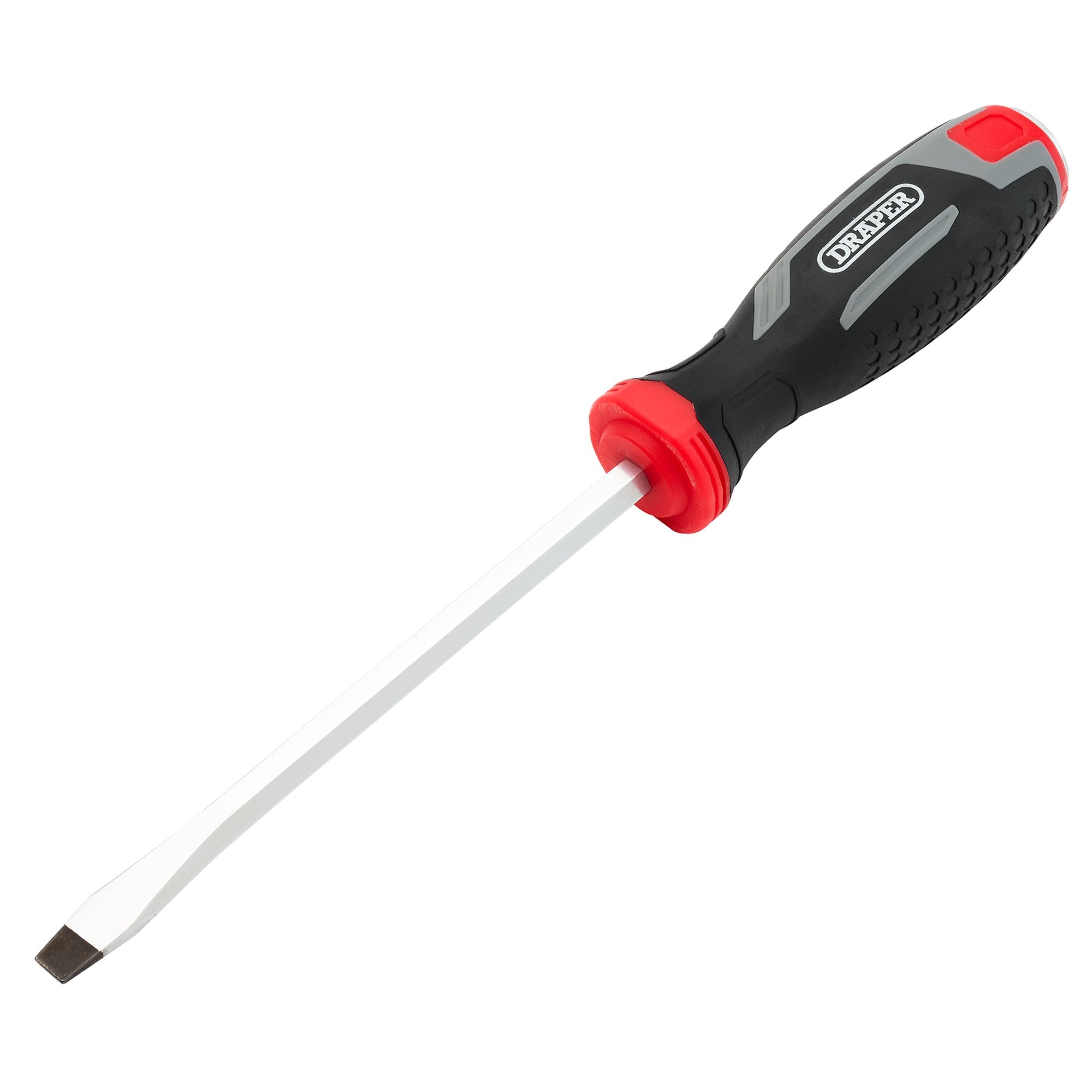 Pound-Thru-Slotted-Soft-Grip-Screwdriver,-SL8-x-150mm