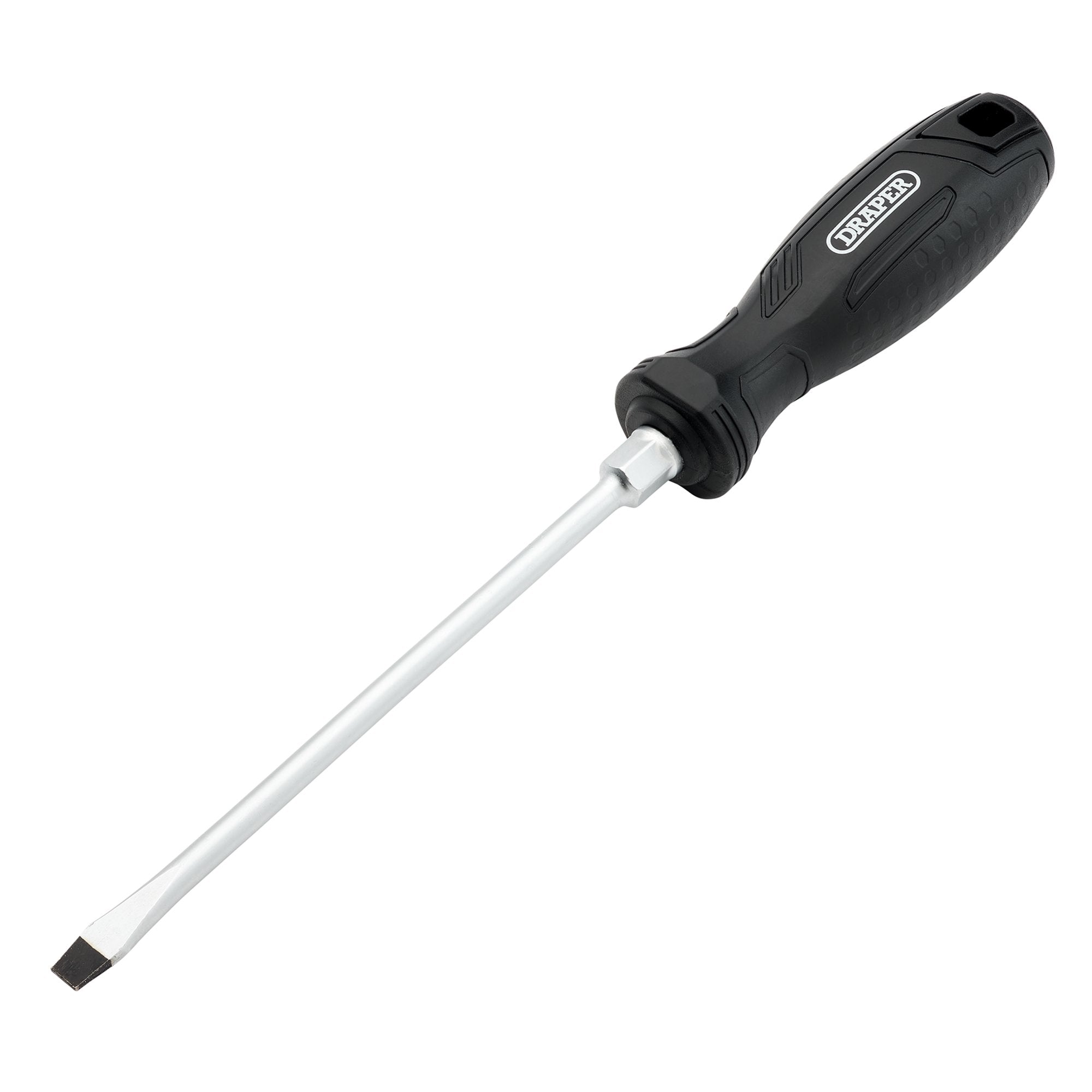 Slotted-Hard-Grip-Screwdriver,-6.5-x-150mm